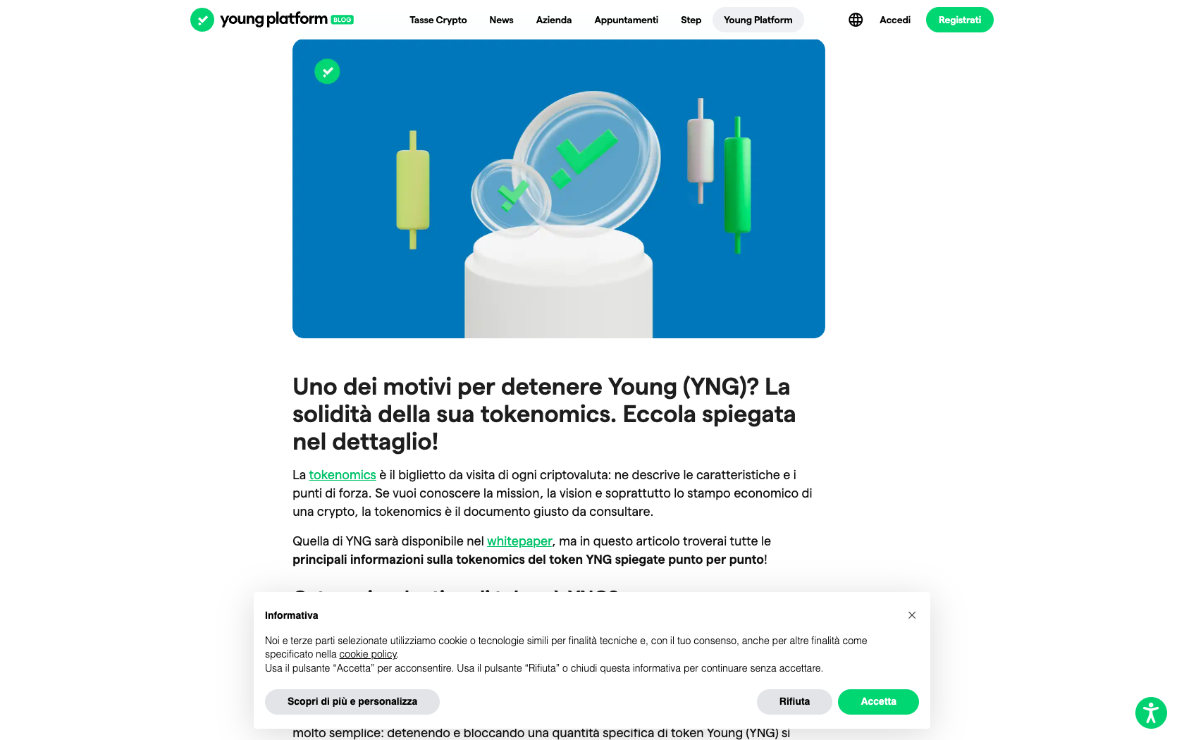 Aperçu du site Young Platform