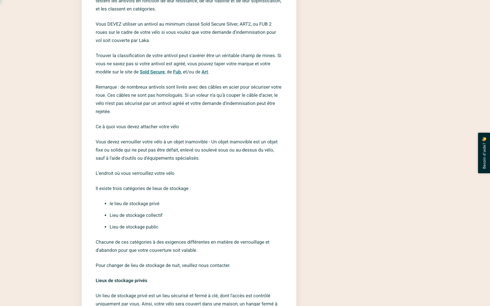 Page programme de parrainage Laka