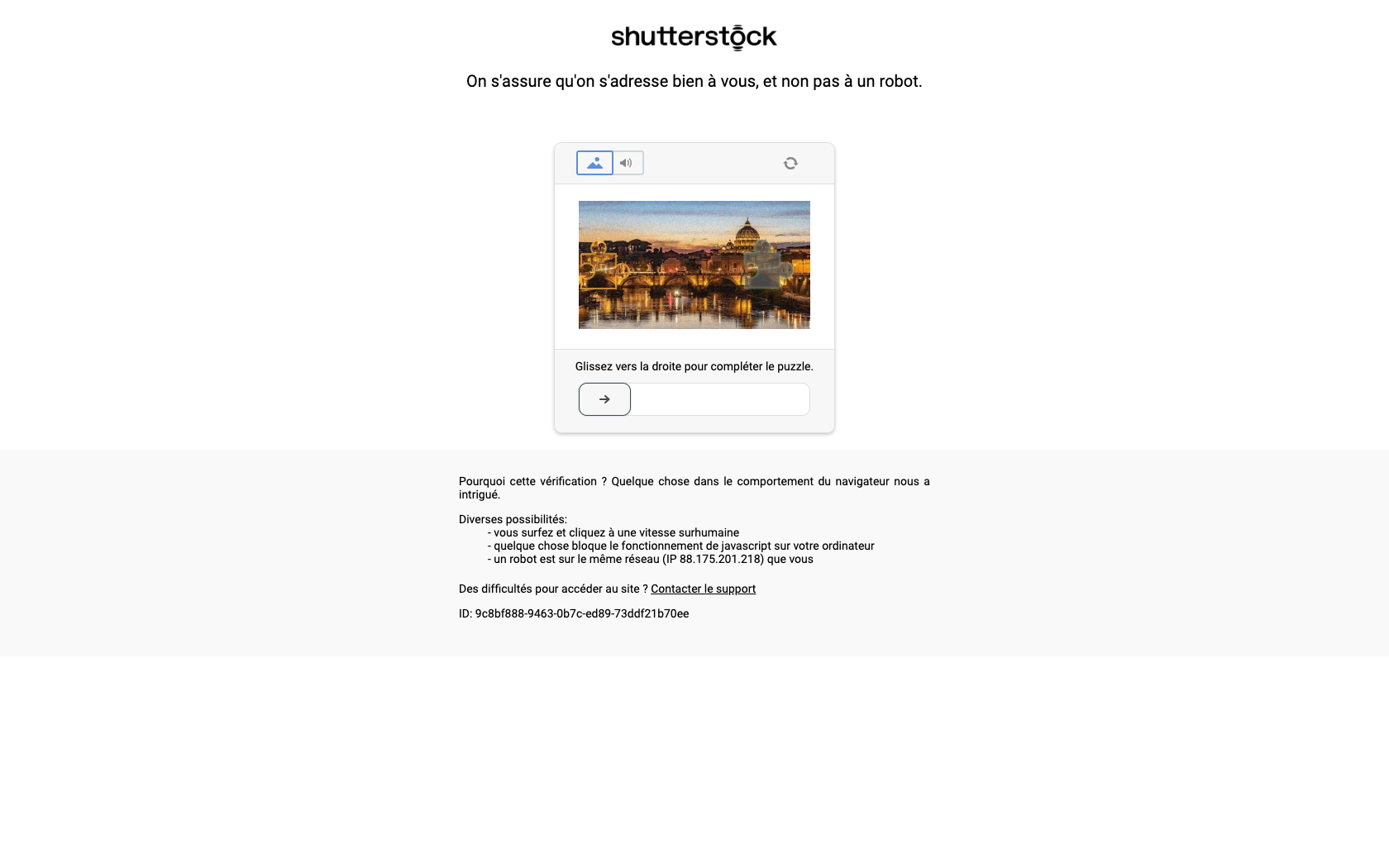 Page programme de parrainage Shutterstock