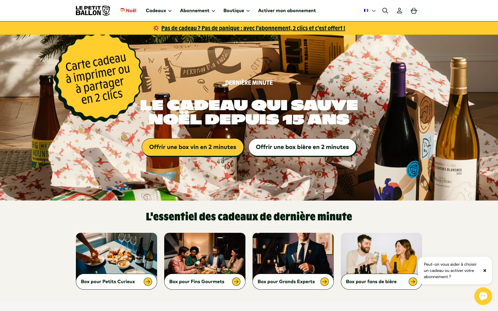 Aperçu du site Le Petit Ballon