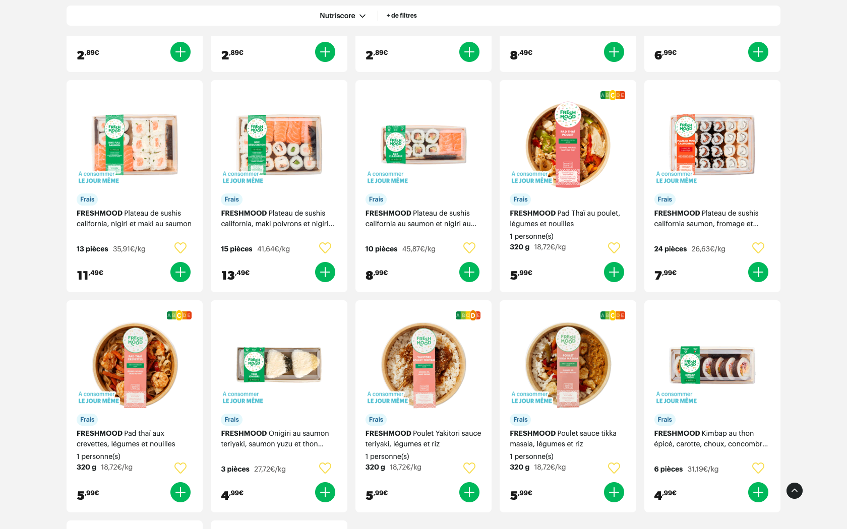 Page du programme de parrainage Chronodrive