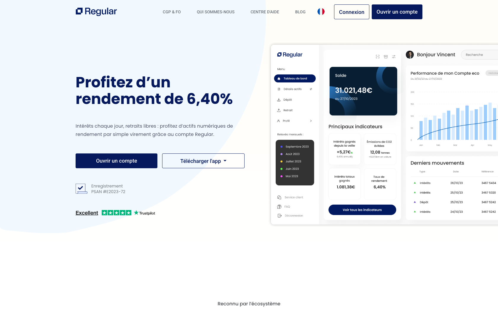 Aperçu du site Regular