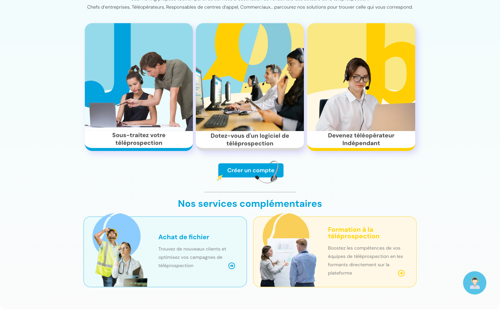 Aperçu du site JobPhoning