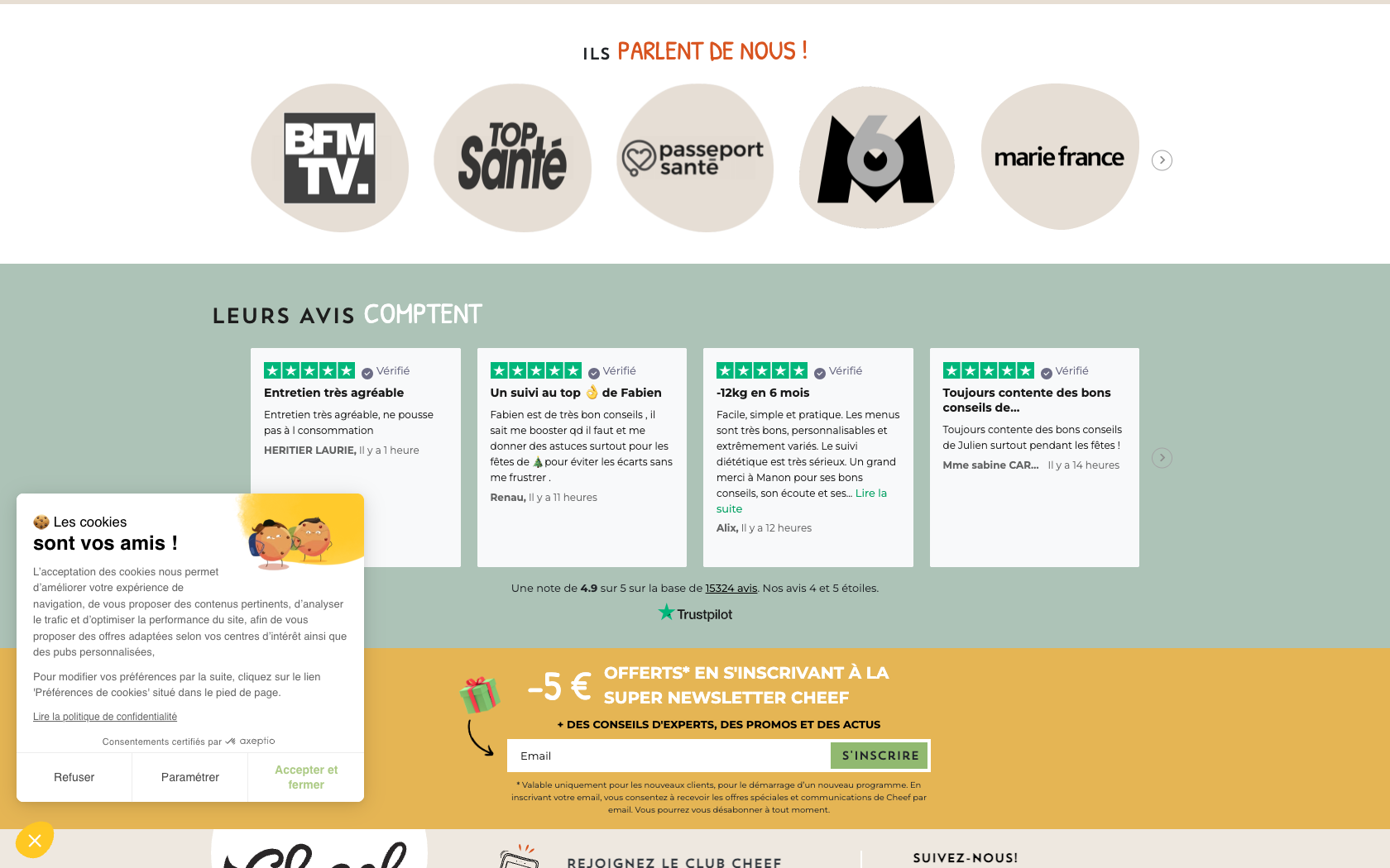 Page programme de parrainage Cheef