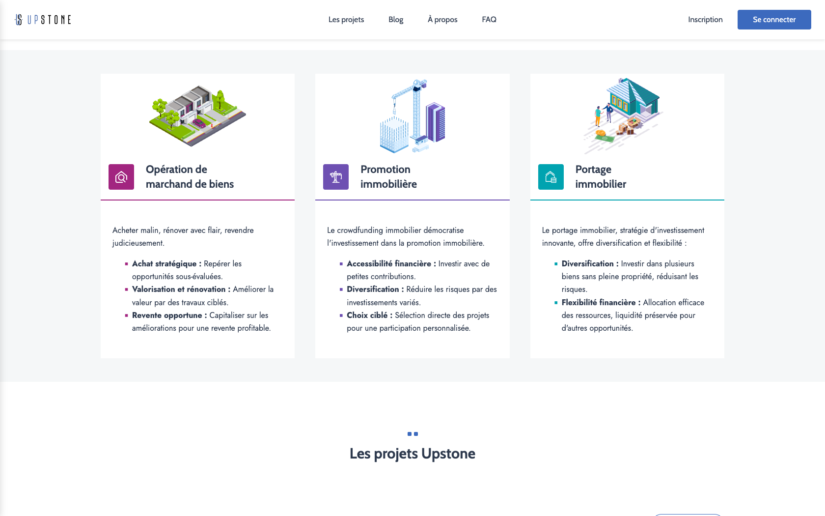 Page programme de parrainage Upstone