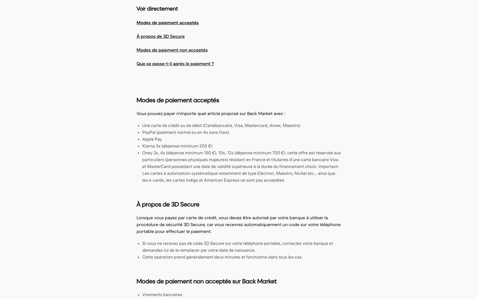 Page programme de parrainage Backmarket