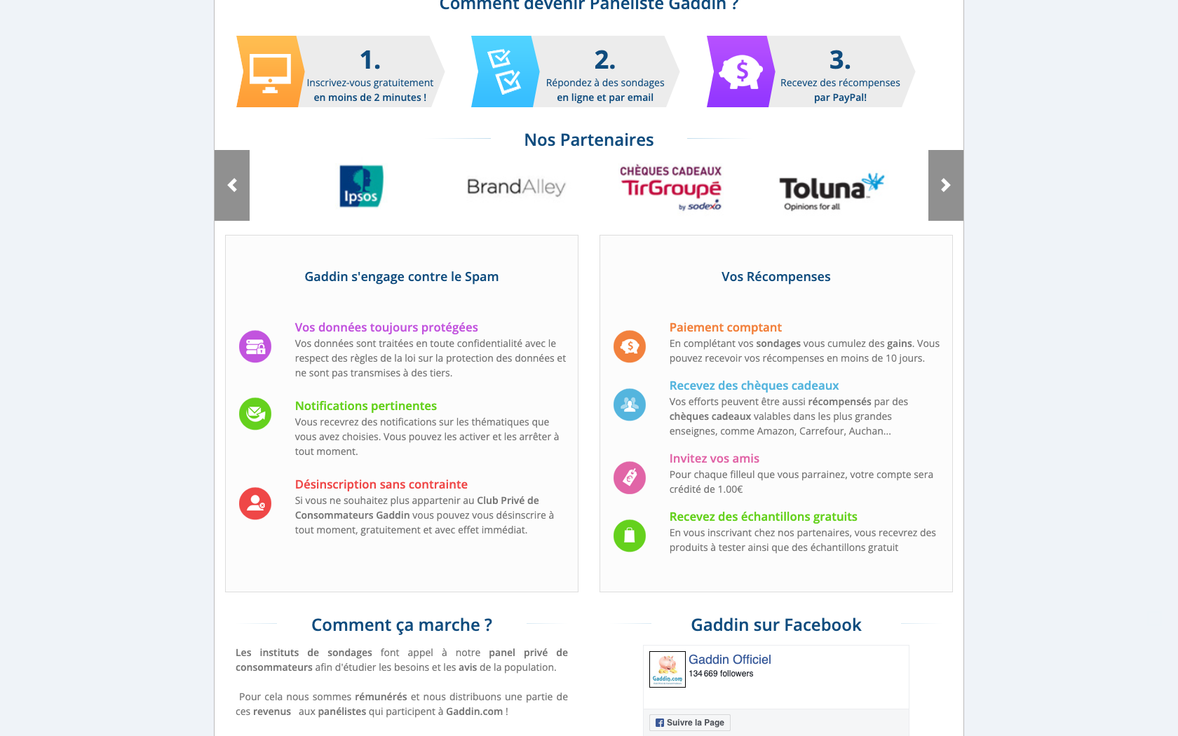 Aperçu du site Gaddin