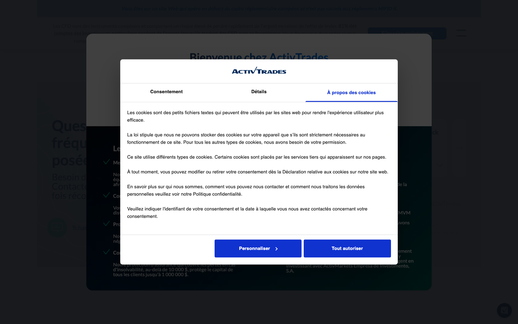 Page programme de parrainage Activtrades