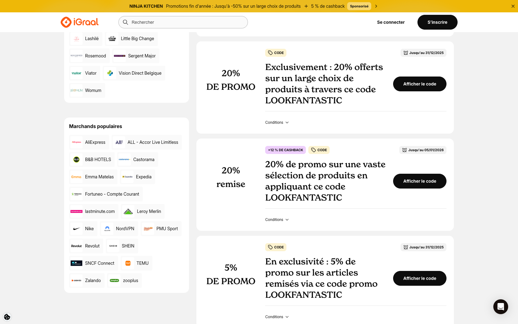 Aperçu du site iGraal