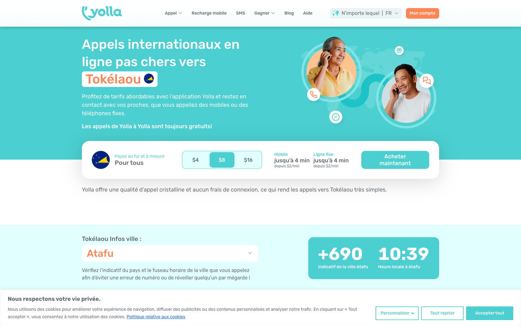 Page programme de parrainage Yolla