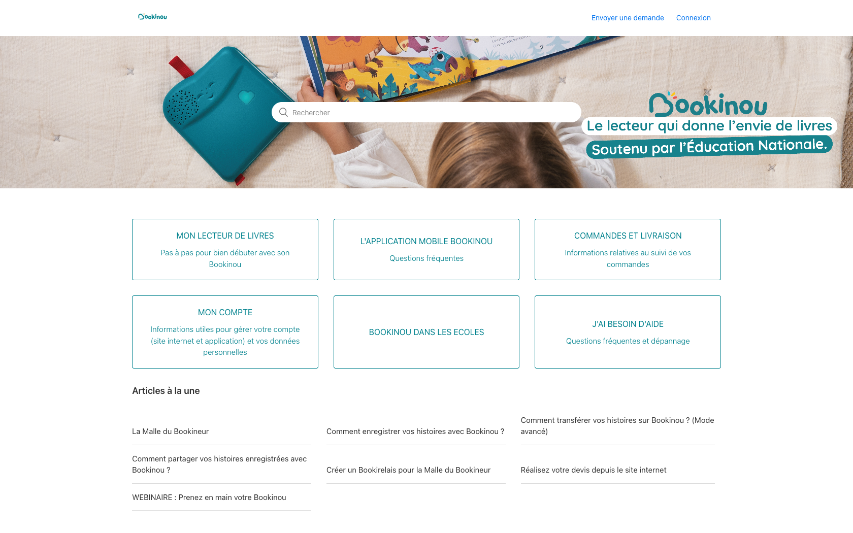 Page programme de parrainage Bookinou