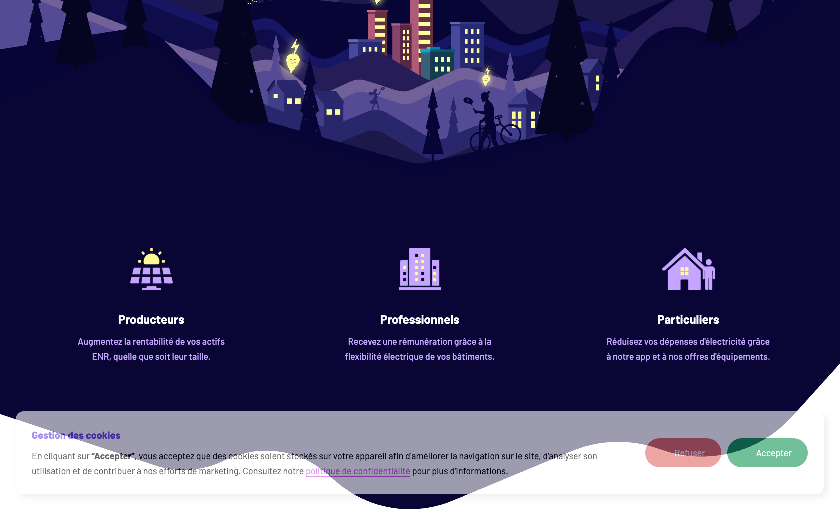 Aperçu du site Survoltage