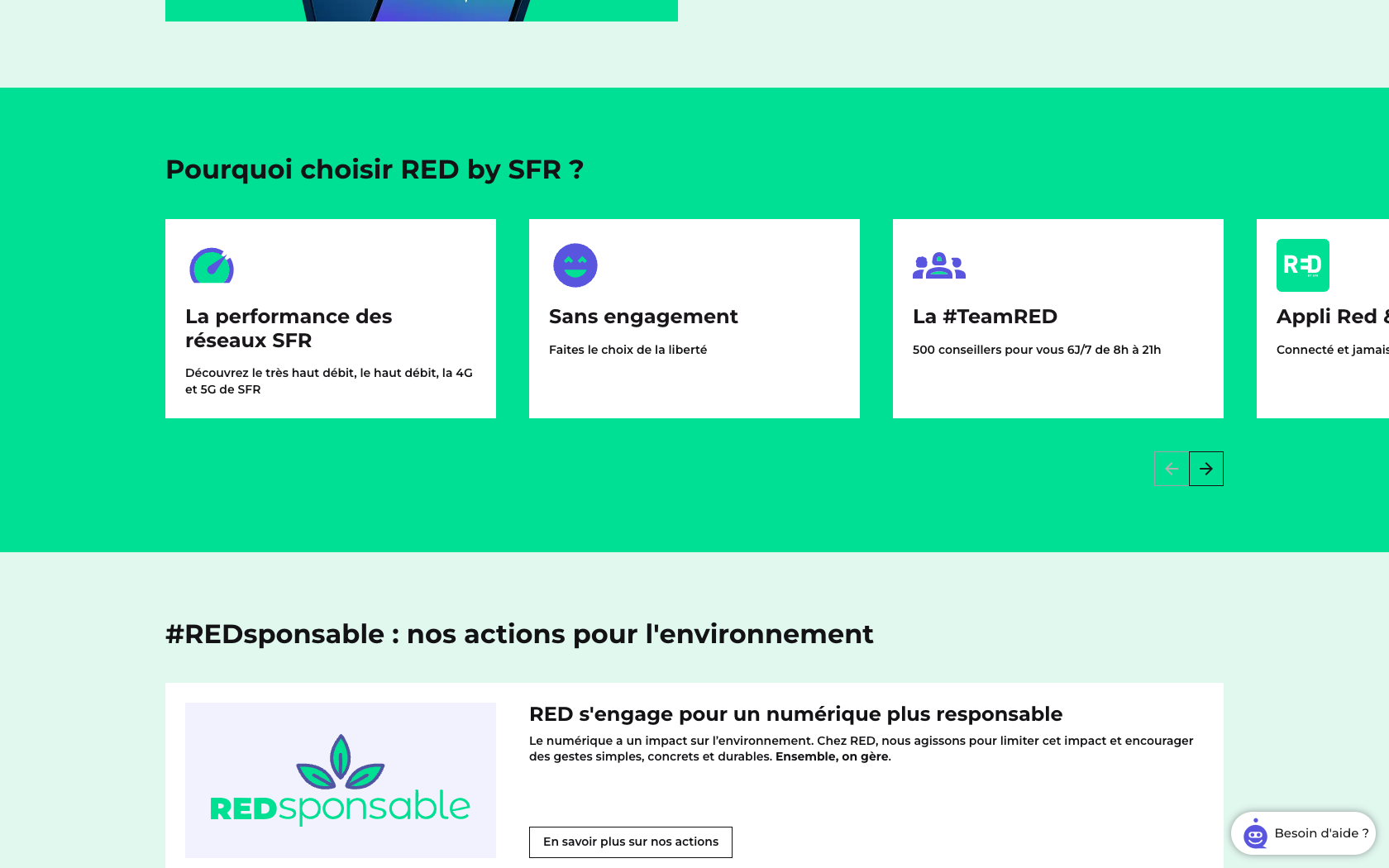 Aperçu du site Red by SFR