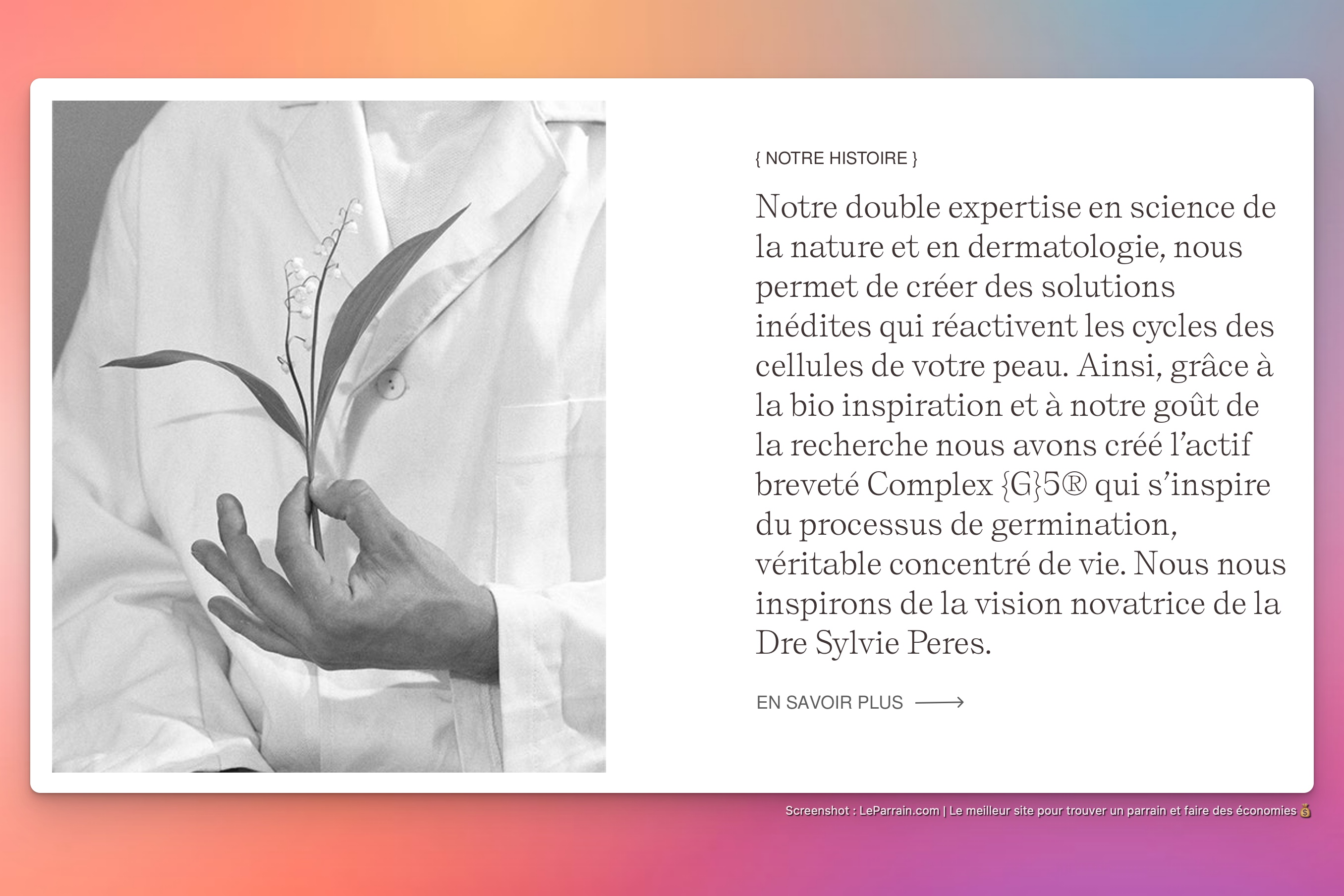 Capture d'écran 2 du programme de parrainage ALANEA