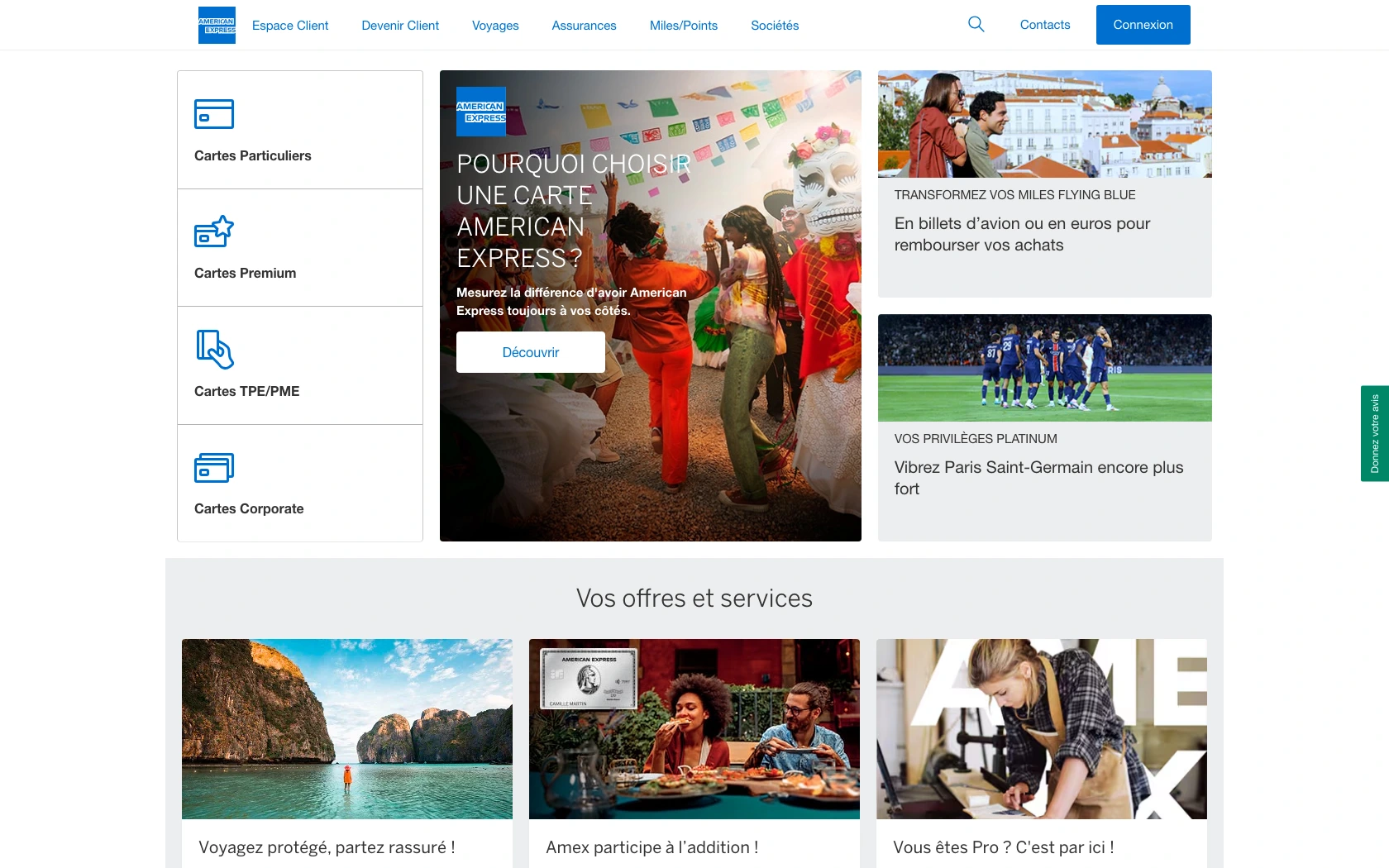 Capture d'écran 1 du programme de parrainage american express