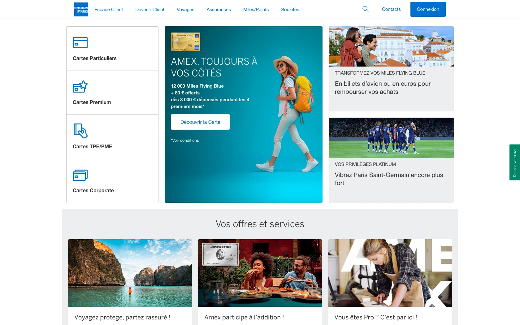 Capture d'écran 5 du programme de parrainage american express