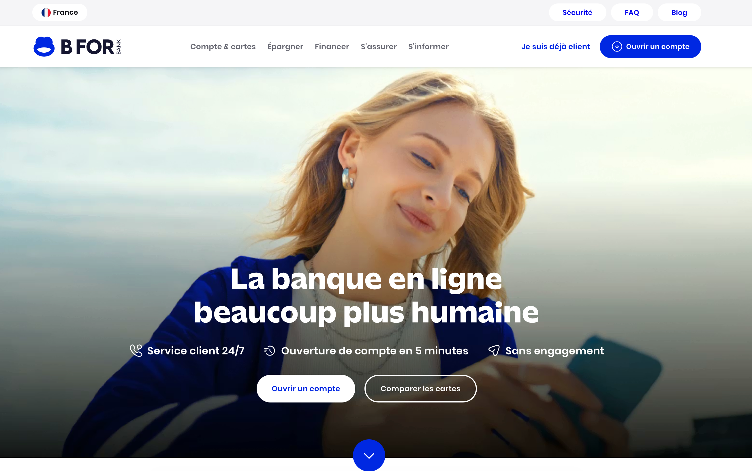 Capture d'écran 1 du programme de parrainage BforBank