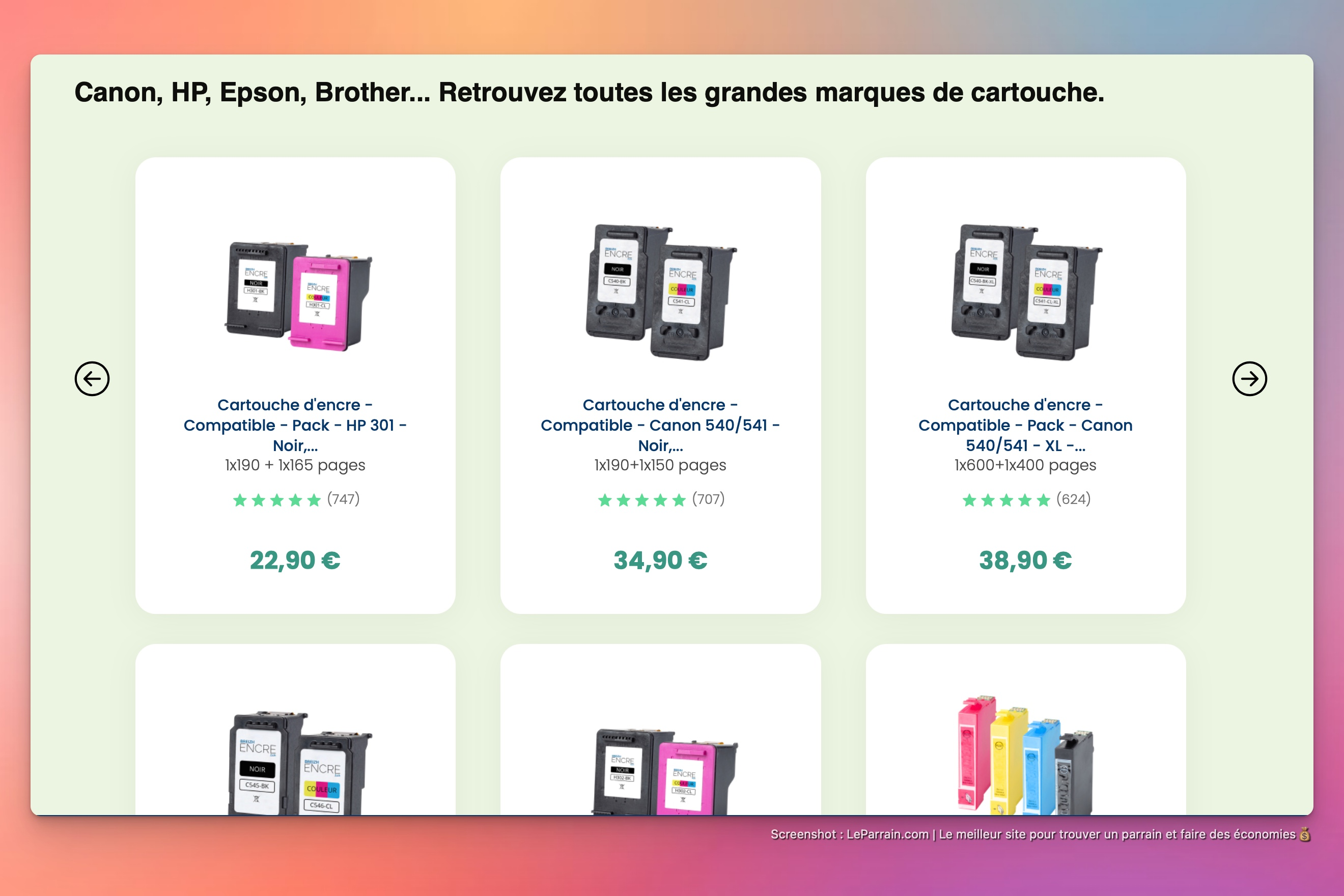 Capture d'écran 2 du programme de parrainage Breizh Enre