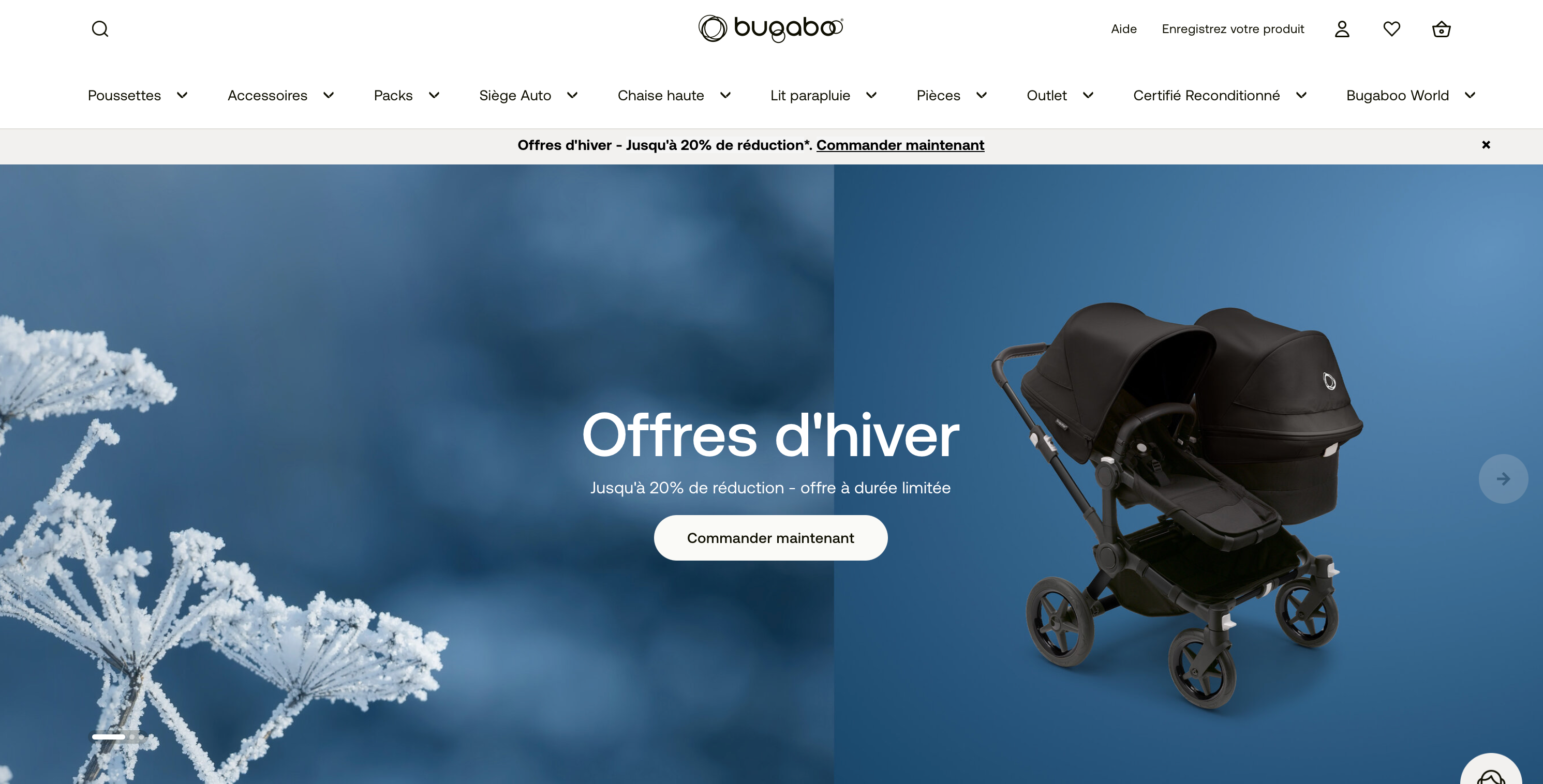 Capture d'écran 1 du programme de parrainage bugaboo