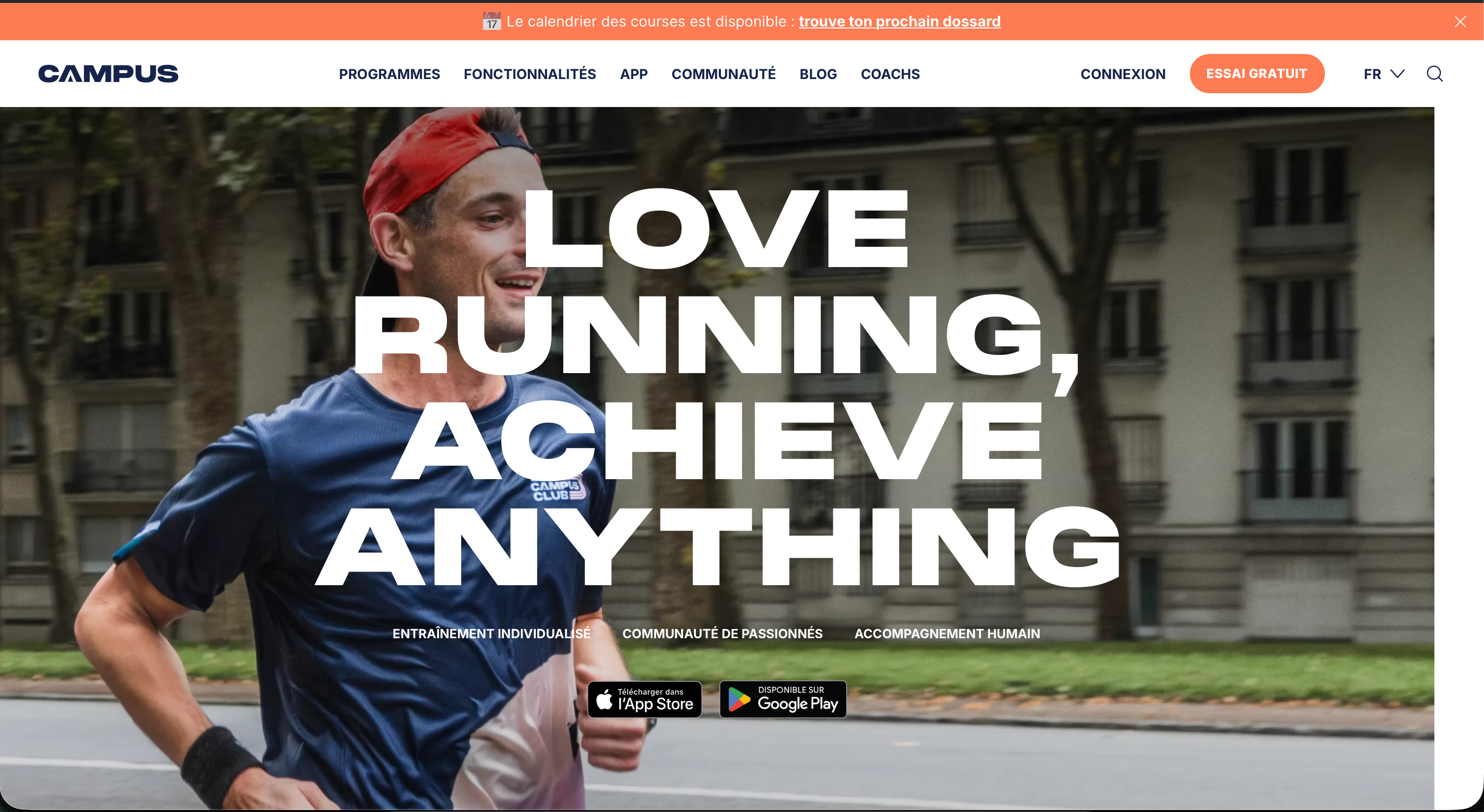 Capture d'écran 2 du programme de parrainage Campus