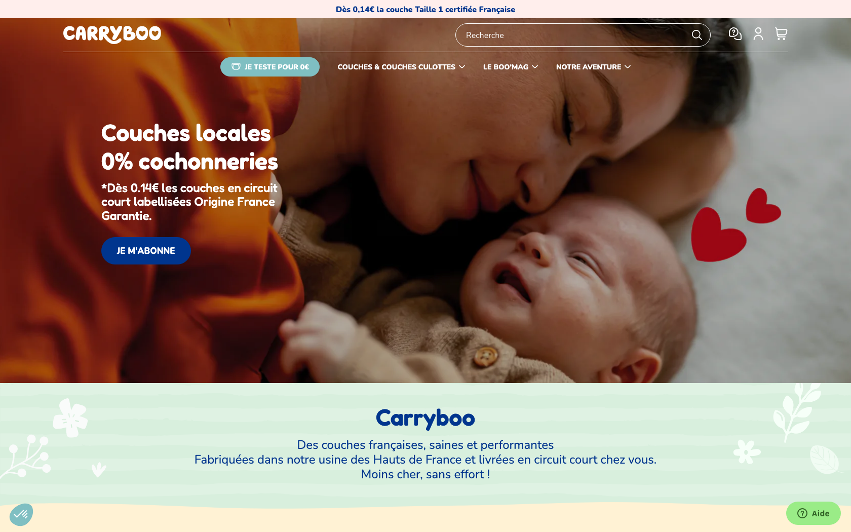 Capture d'écran 1 du programme de parrainage Carryboo