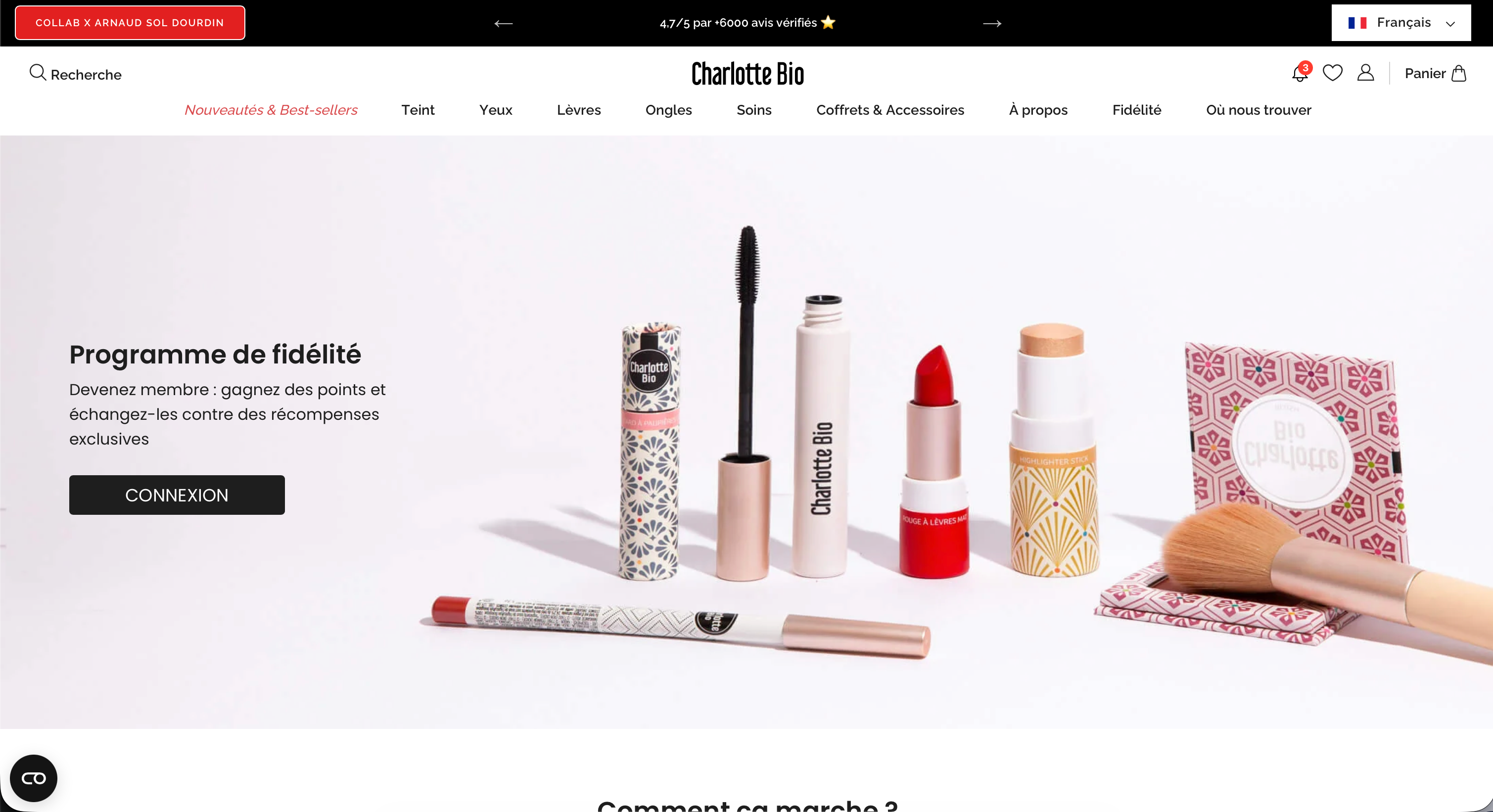 Capture d'écran 2 du programme de parrainage Charlotte Bio