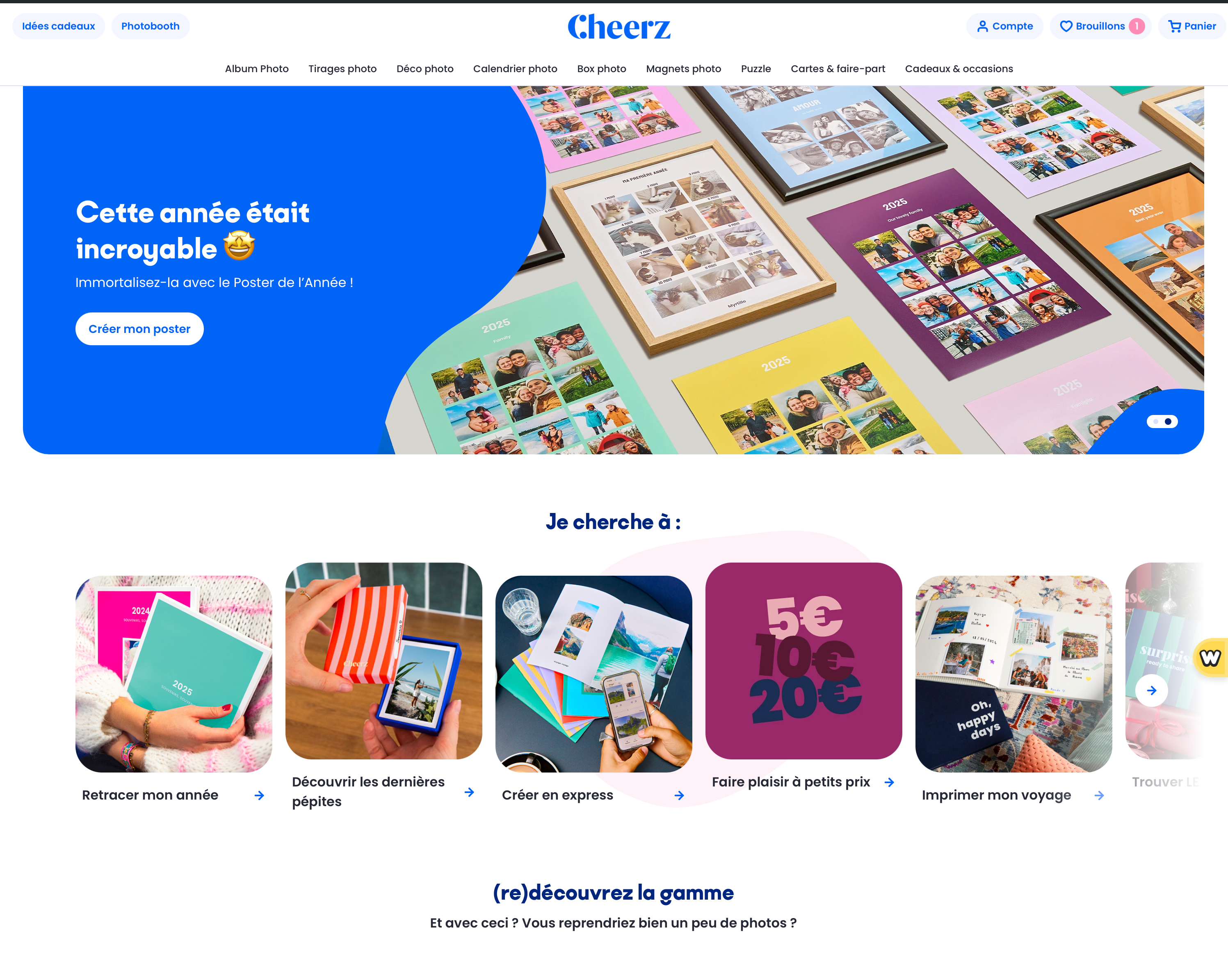 Capture d'écran 1 du programme de parrainage Cheerz