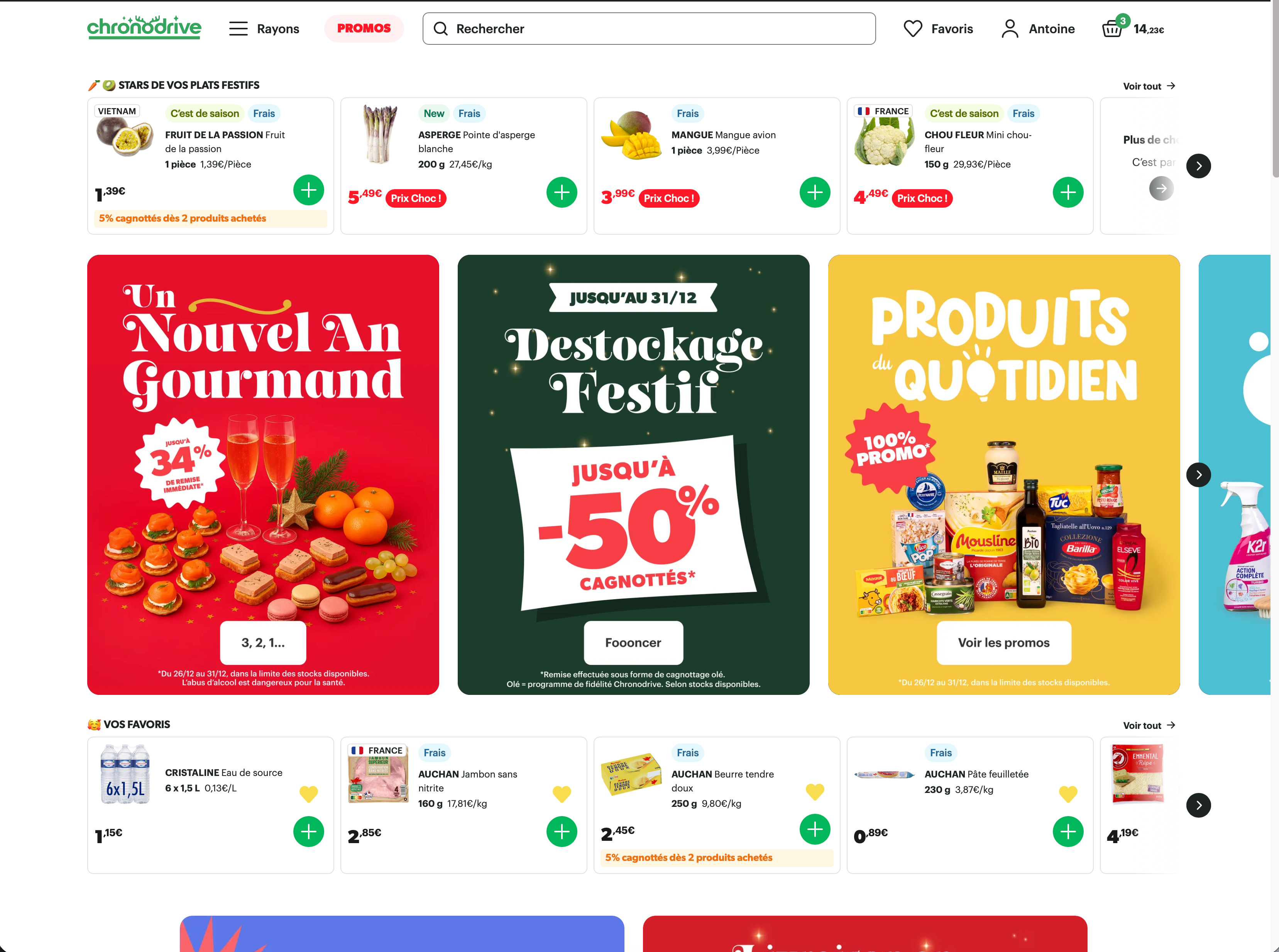 Capture d'écran 1 du programme de parrainage Chronodrive