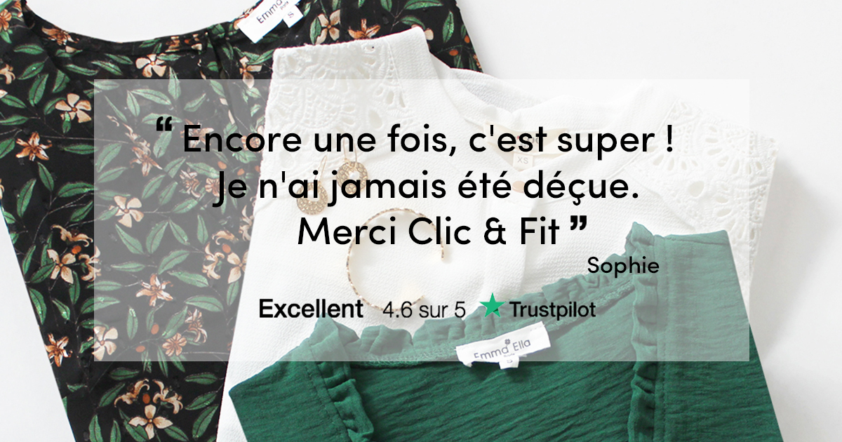 Capture d'écran de Box de vêtements femmes - Personal shopper en ligne - Clic and Fit