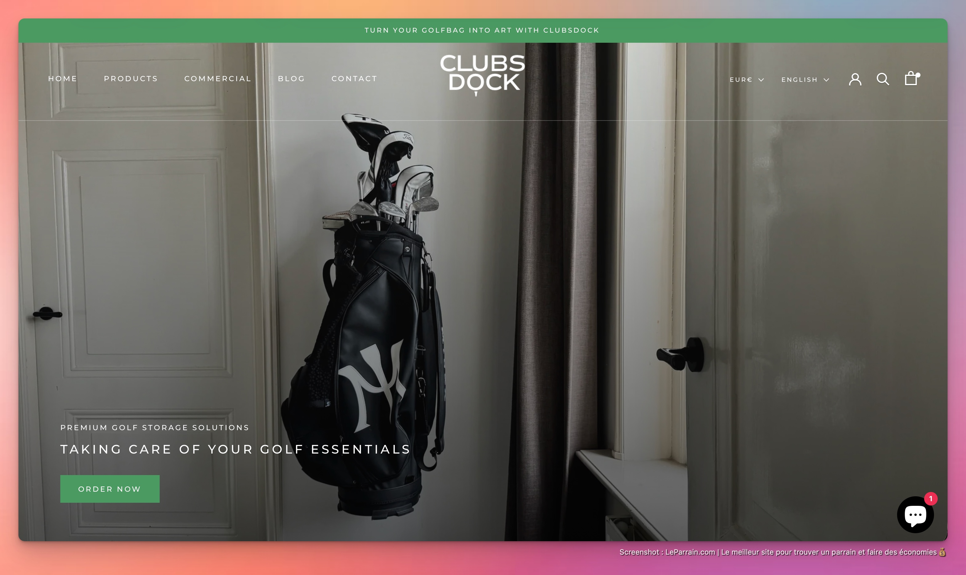 Capture d'écran 1 du programme de parrainage ClubsDock