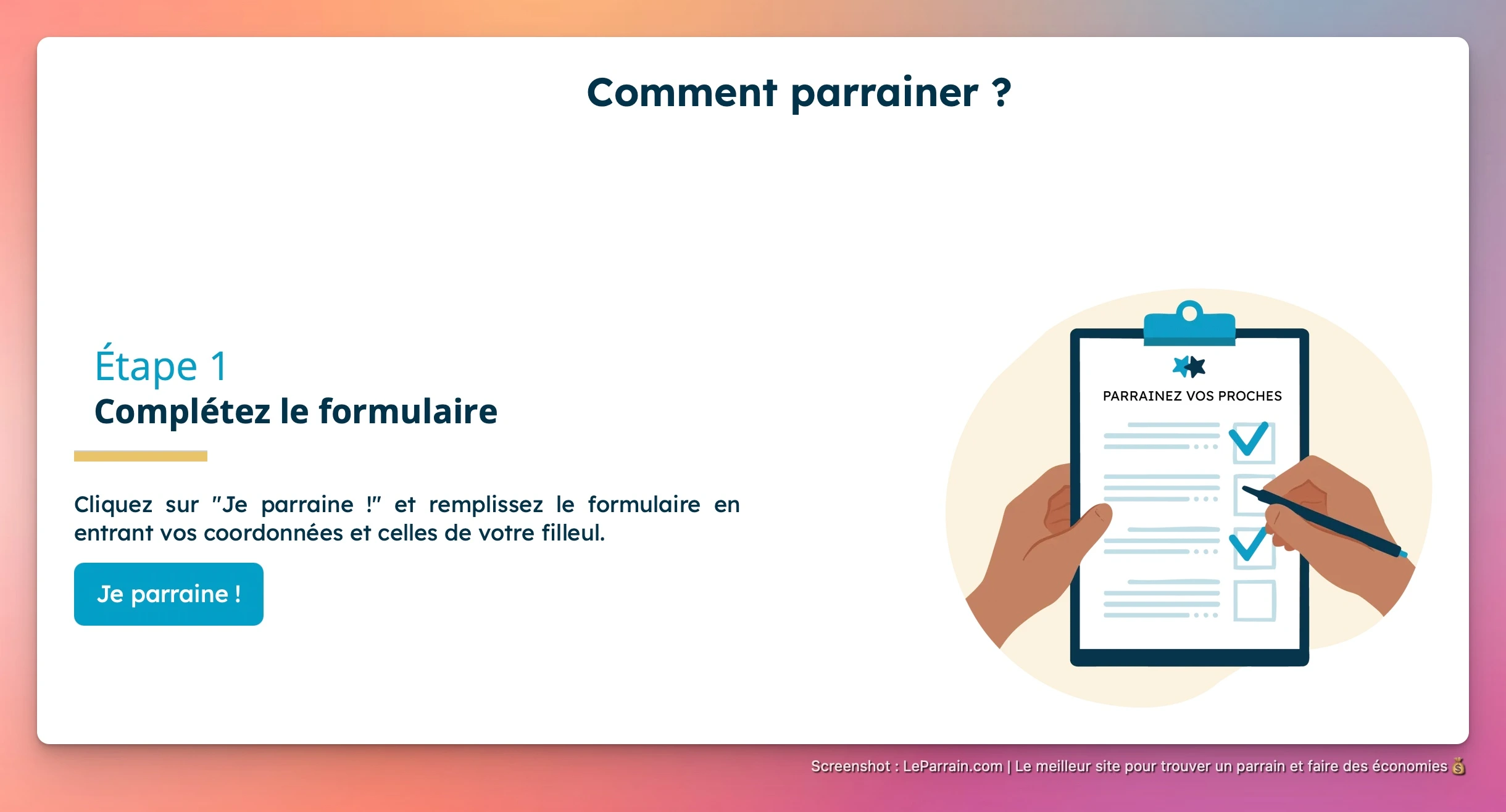 Capture d'écran 2 du programme de parrainage Cocoonr