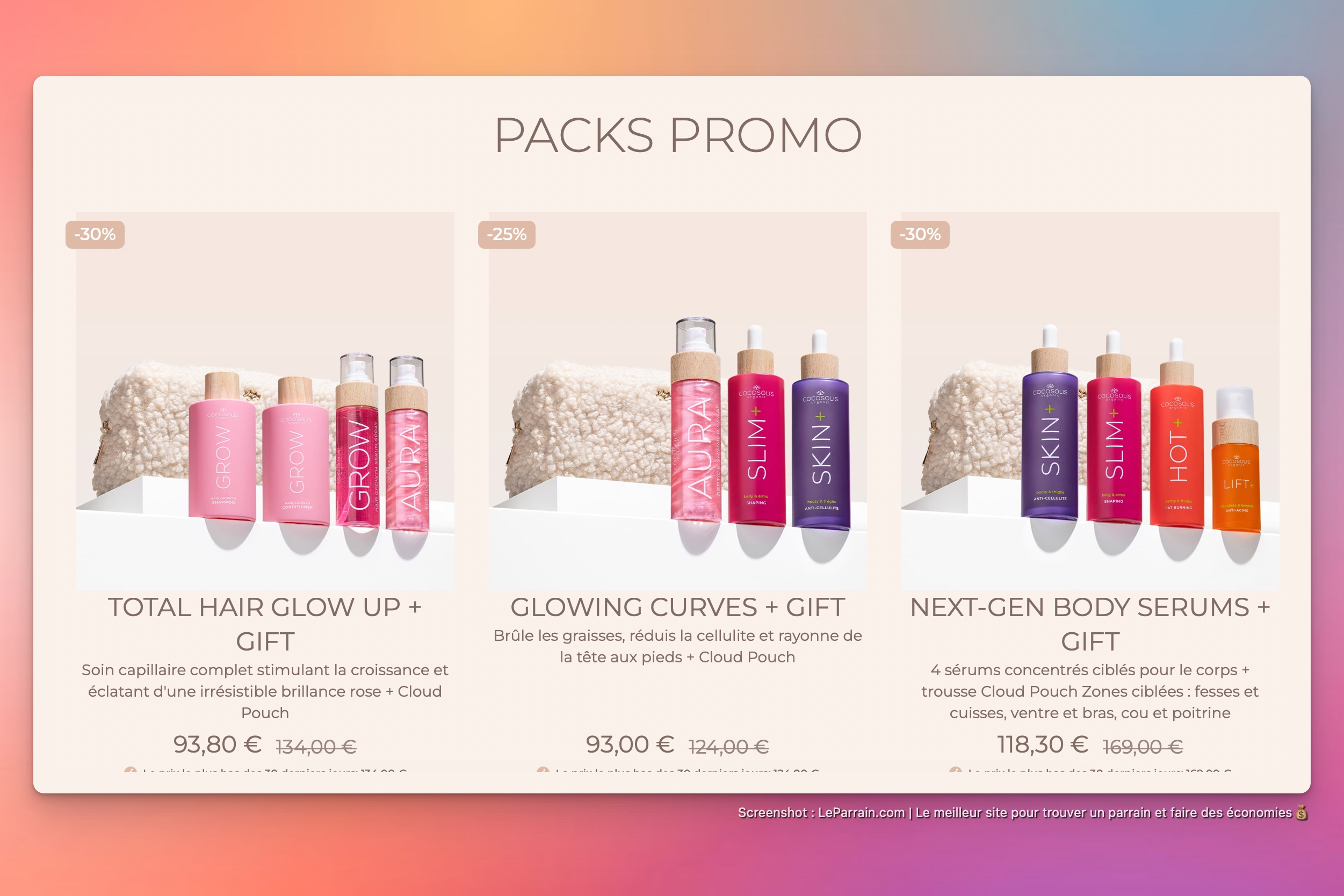 Capture d'écran 2 du programme de parrainage Cocosolis