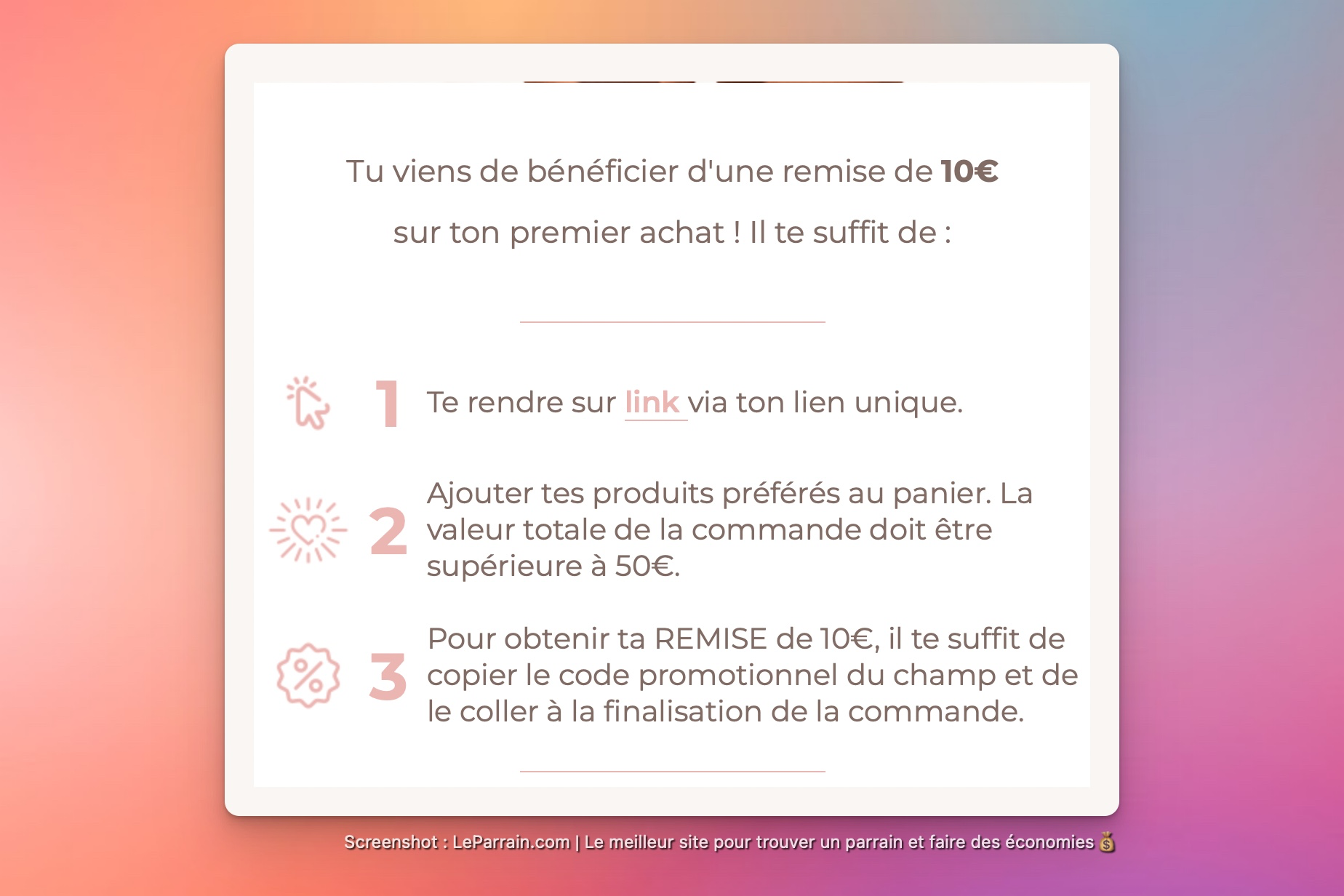 Capture d'écran 5 du programme de parrainage Cocosolis