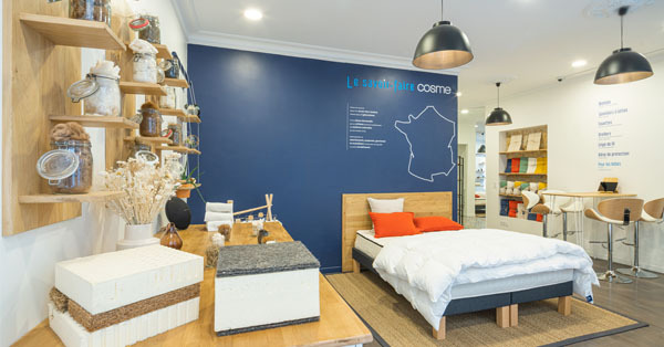 Capture d'écran de Literie Française naturelle &amp; Haut de Gamme | Cosme Literie