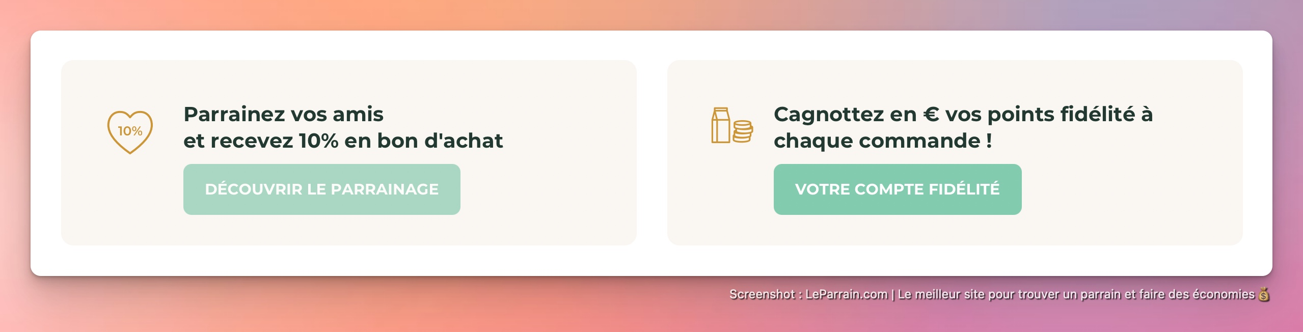 Capture d'écran 3 du programme de parrainage Croqlavie