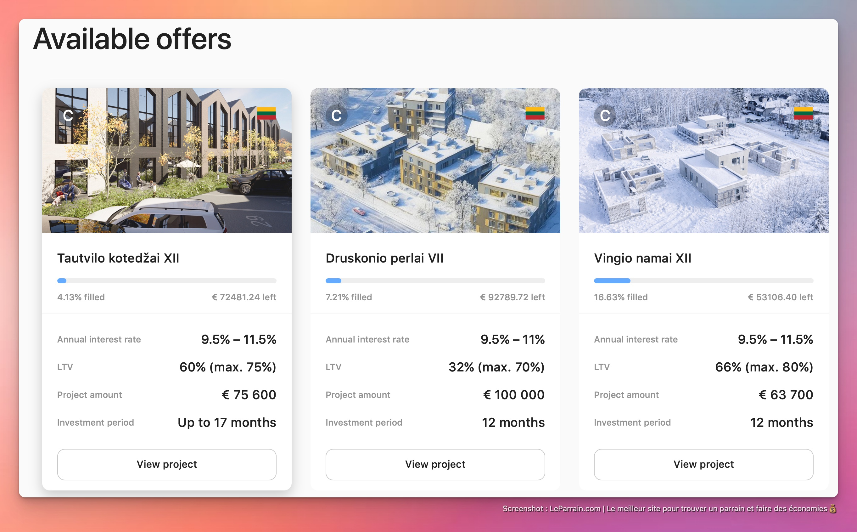 Capture d'écran 2 du programme de parrainage CrowdPear