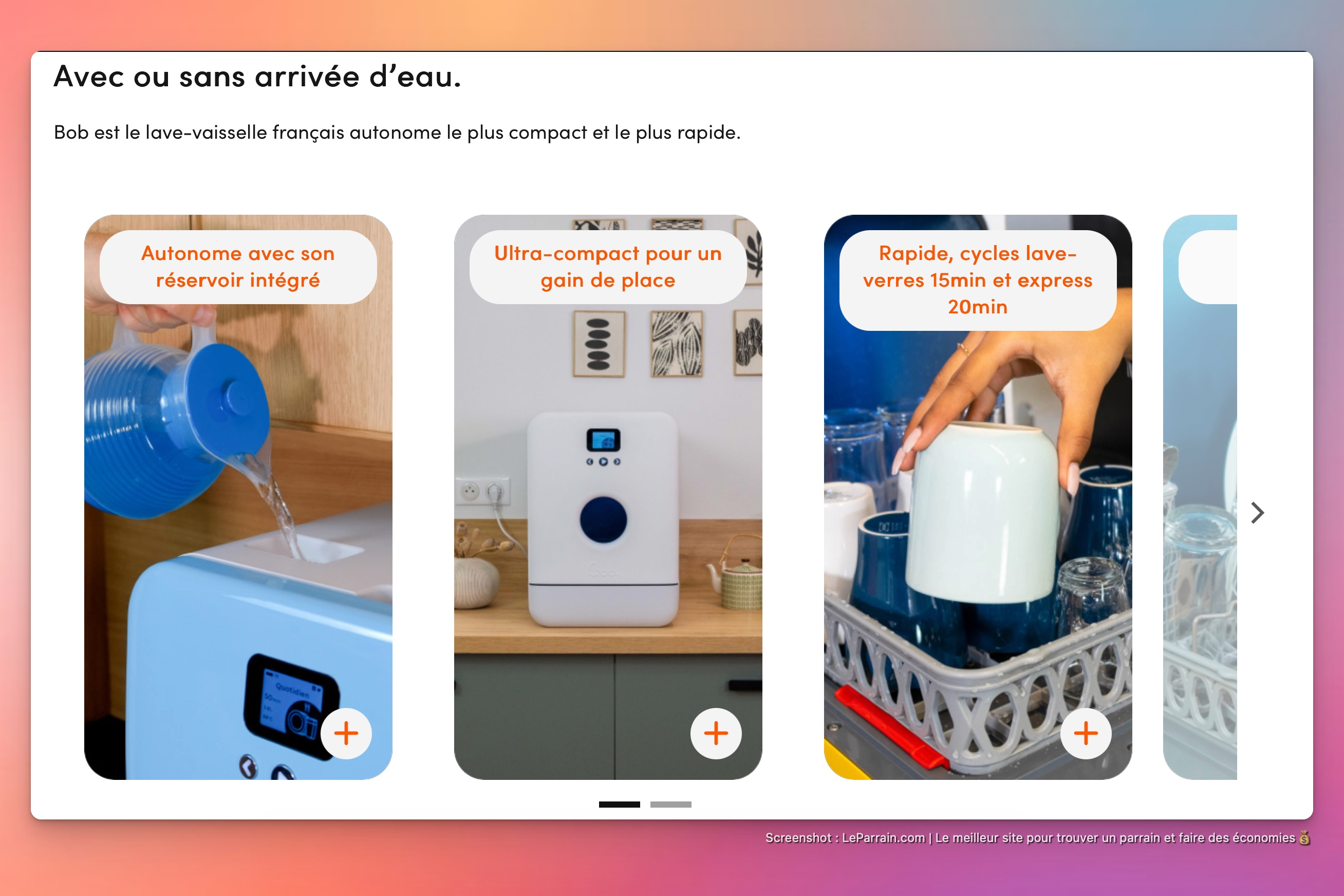 Capture d'écran 6 du programme de parrainage Daan Tech