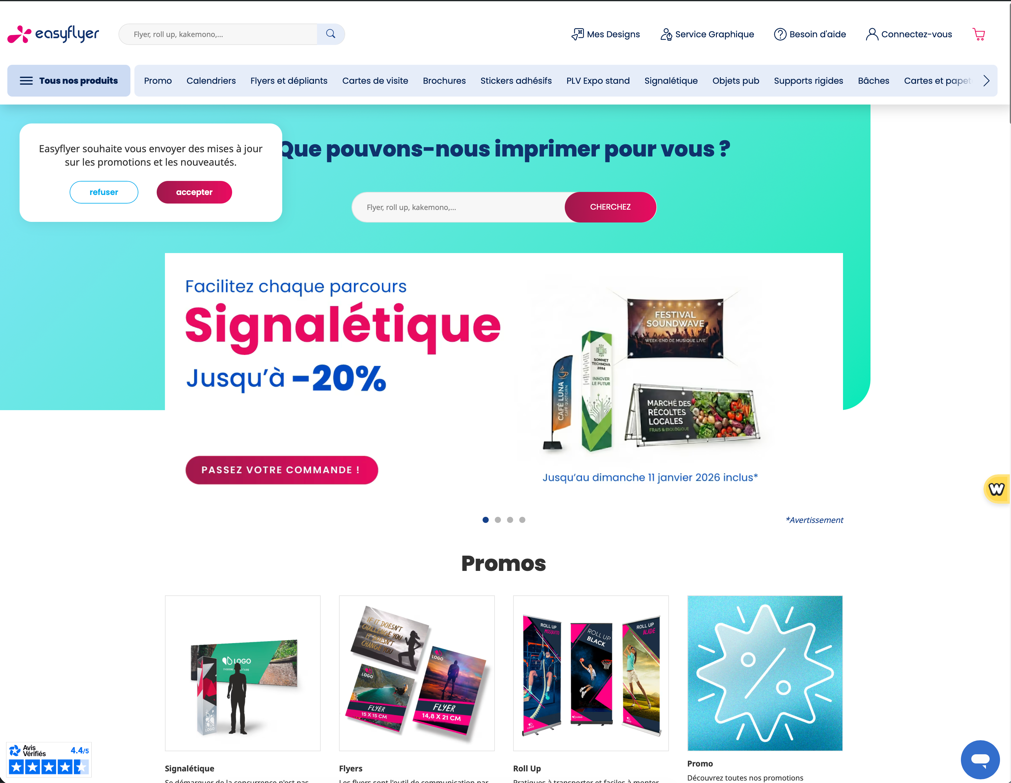 Capture d'écran 2 du programme de parrainage Easyflyer
