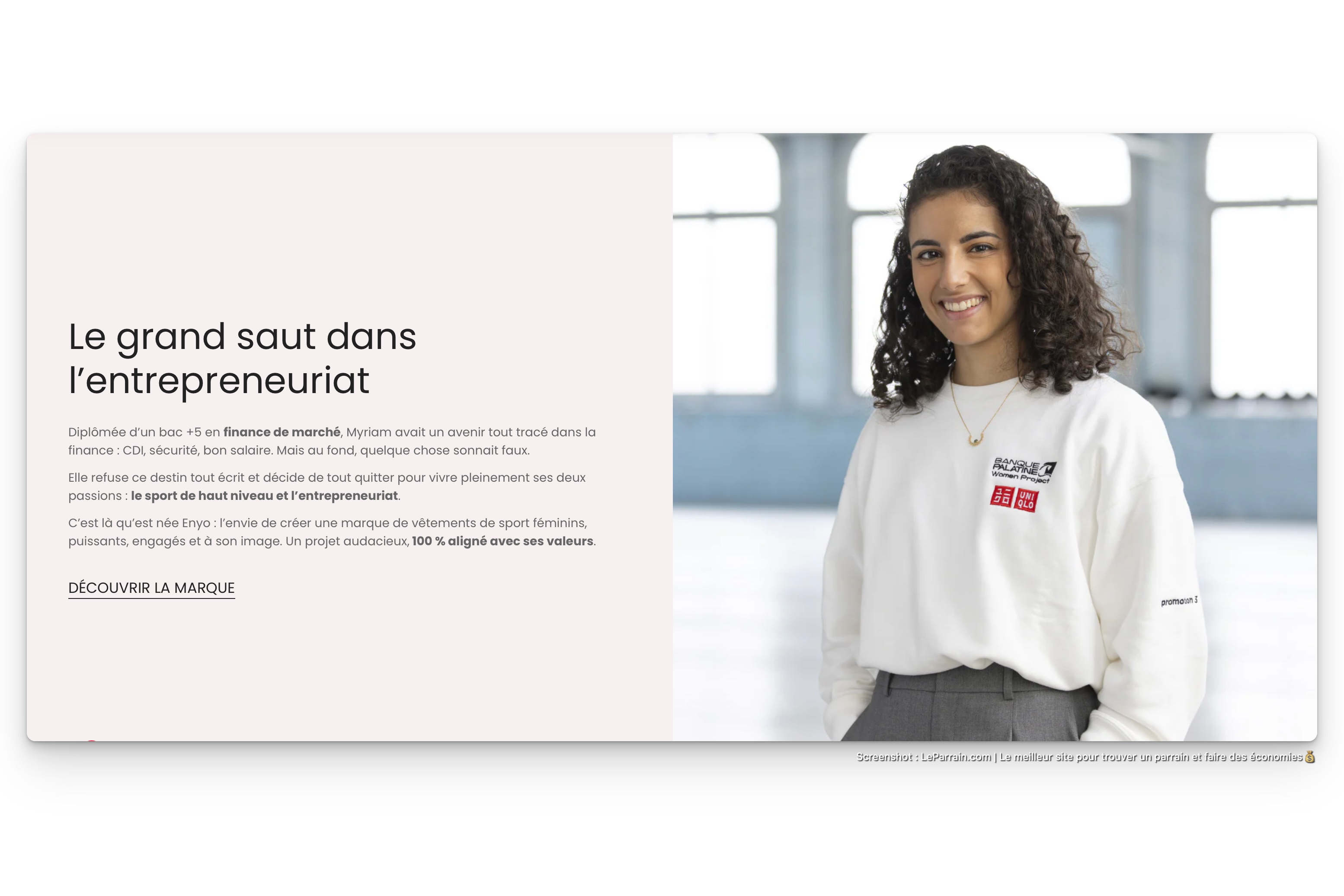 Capture d'écran 6 du programme de parrainage Enyo Fightwear