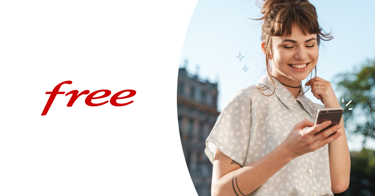 Capture d'écran de Free Mobile : offres mobiles 5G/4G, téléphones, sans engagement