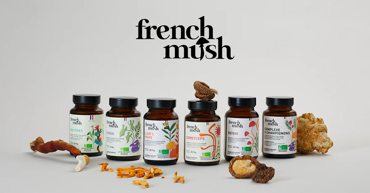 Capture d'écran de Champignons adaptogènes français, boutique en ligne, French Mush