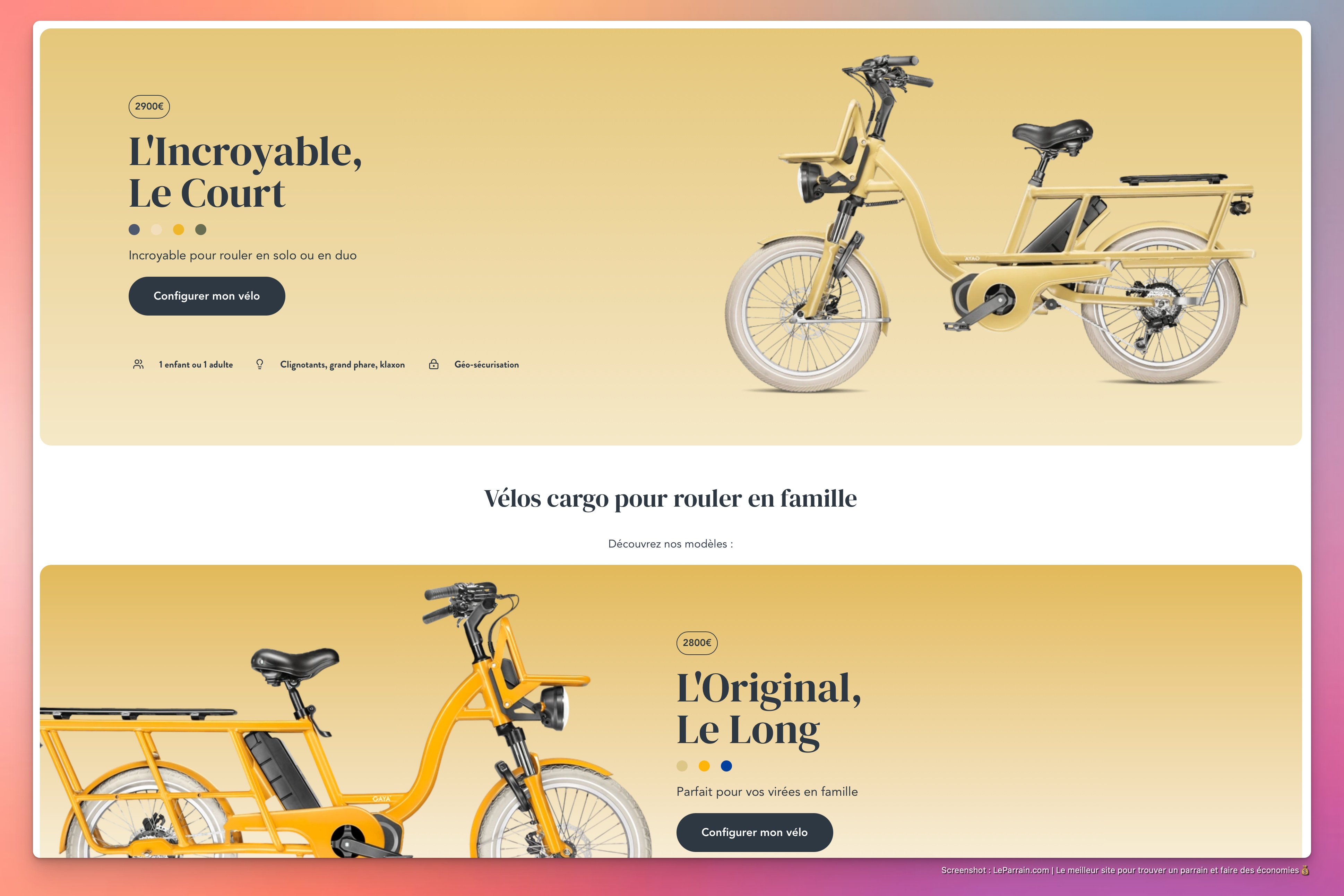 Capture d'écran 3 du programme de parrainage Gaya