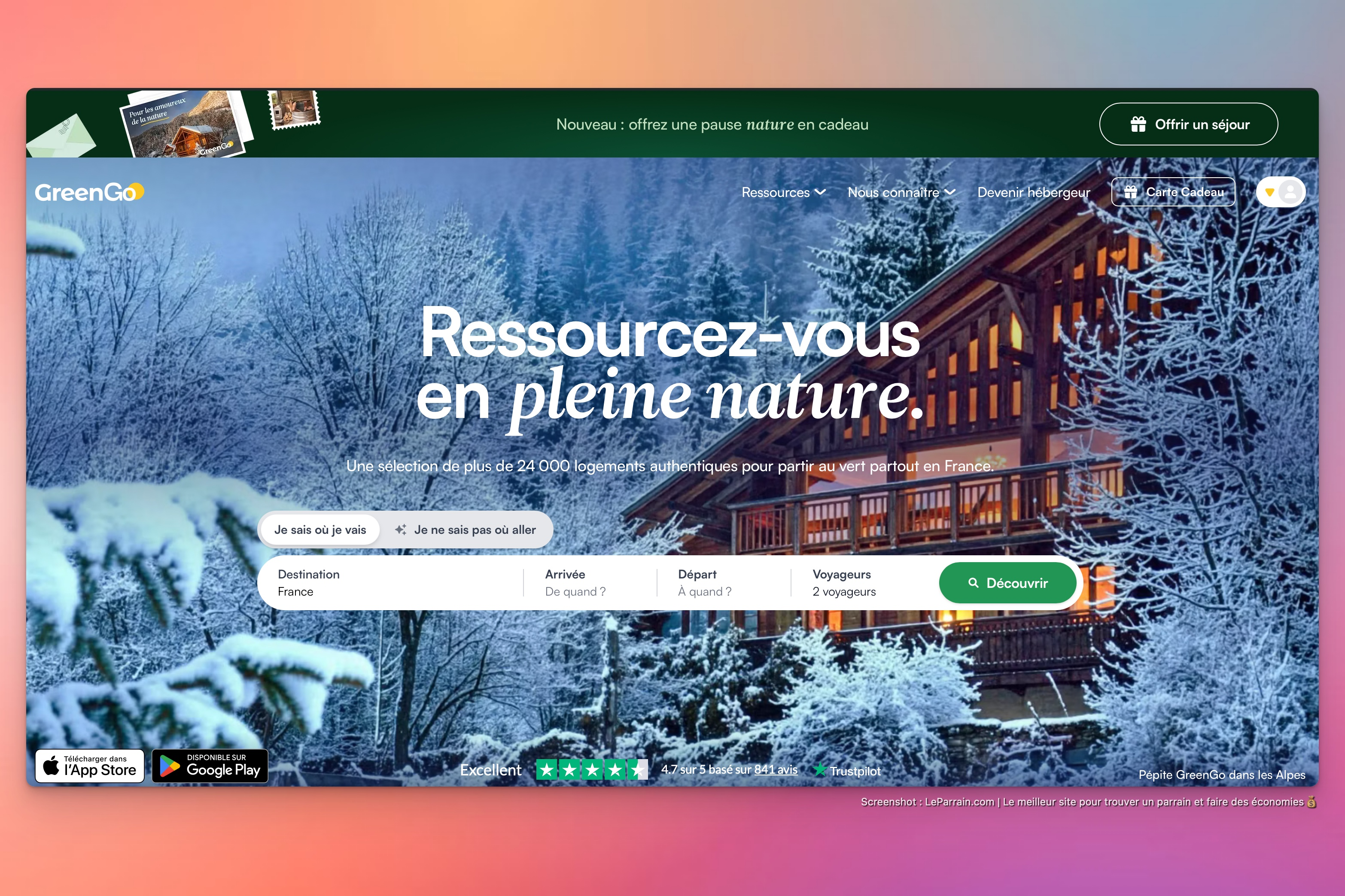 Capture d'écran 2 du programme de parrainage GreenGo