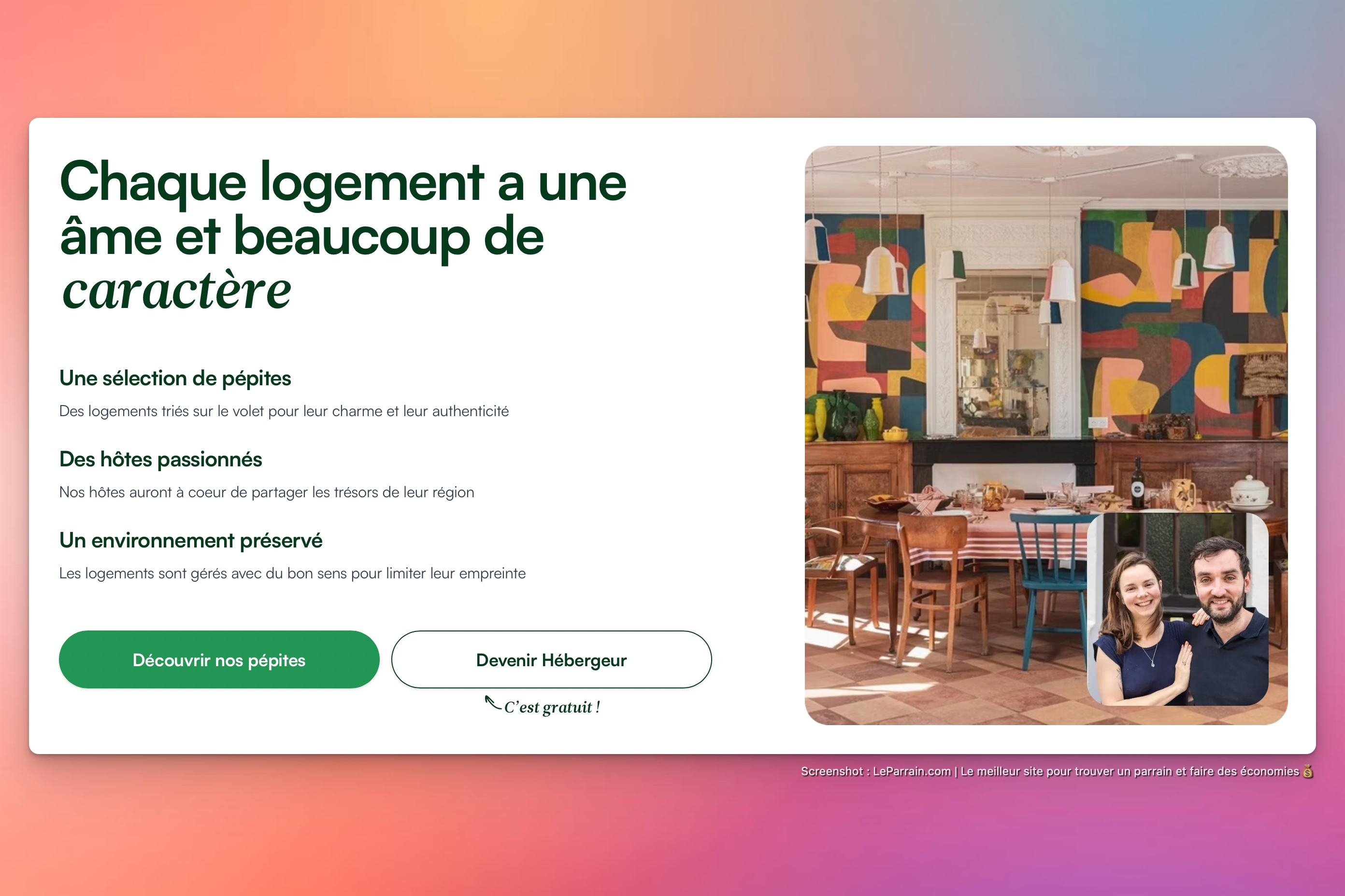 Capture d'écran 4 du programme de parrainage GreenGo