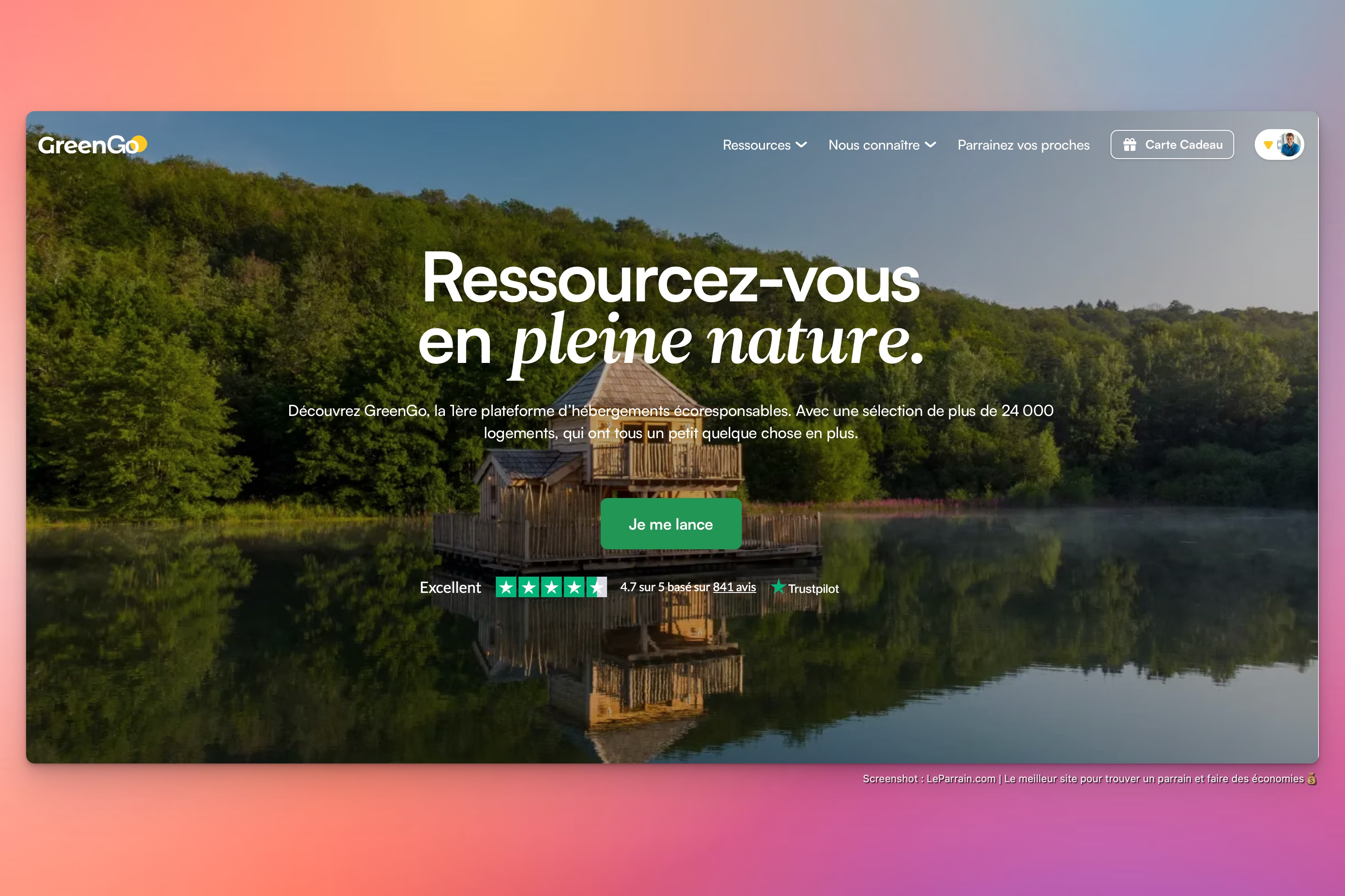 Capture d'écran 5 du programme de parrainage GreenGo