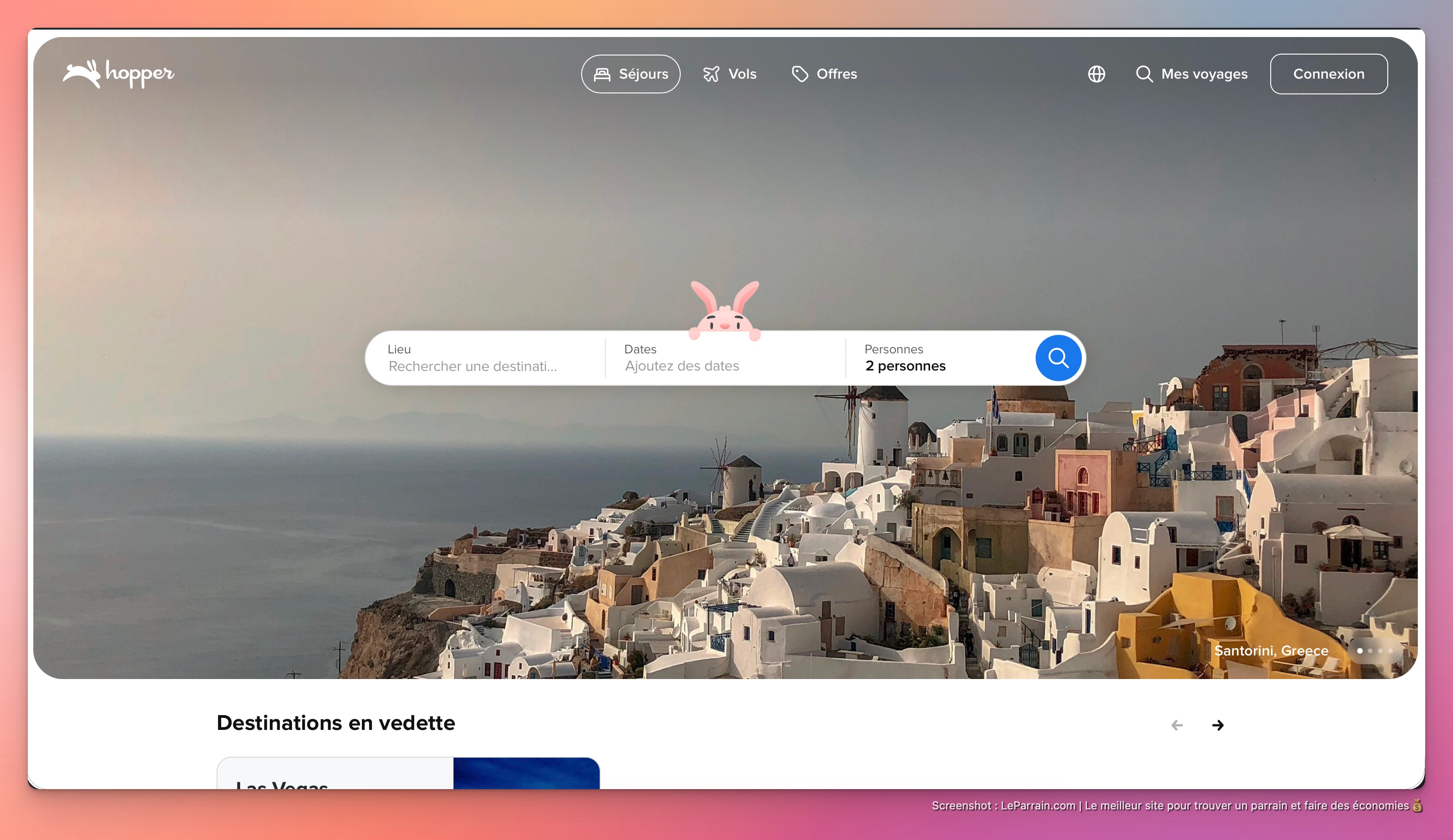 Capture d'écran 5 du programme de parrainage Hopper