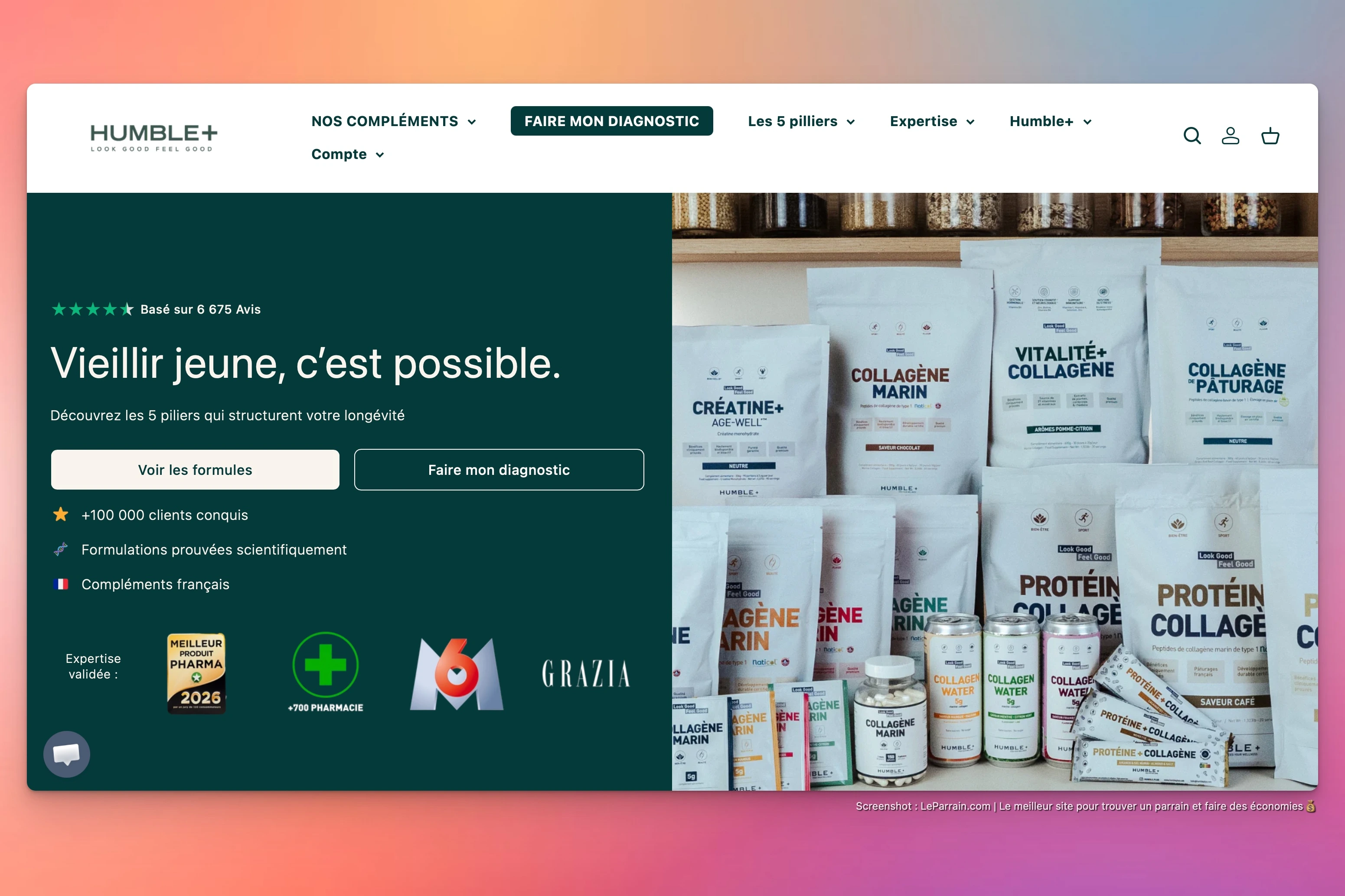 Capture d'écran 3 du programme de parrainage Humble Plus