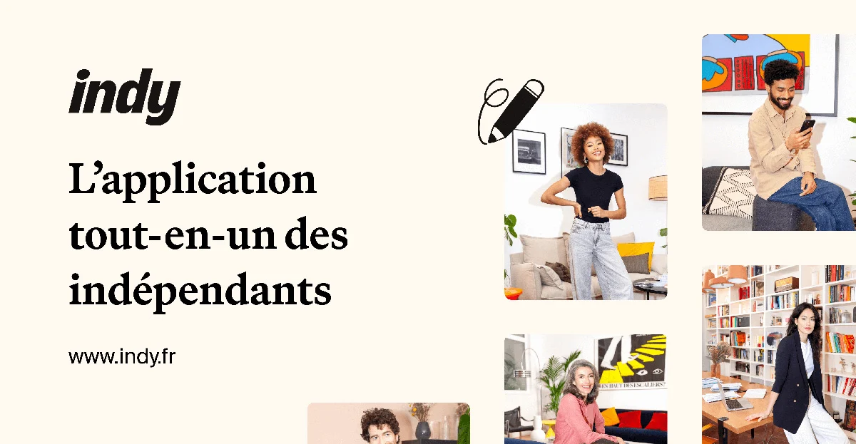 Capture d'écran de Indy : Comptabilité en ligne, compte pro et facturation