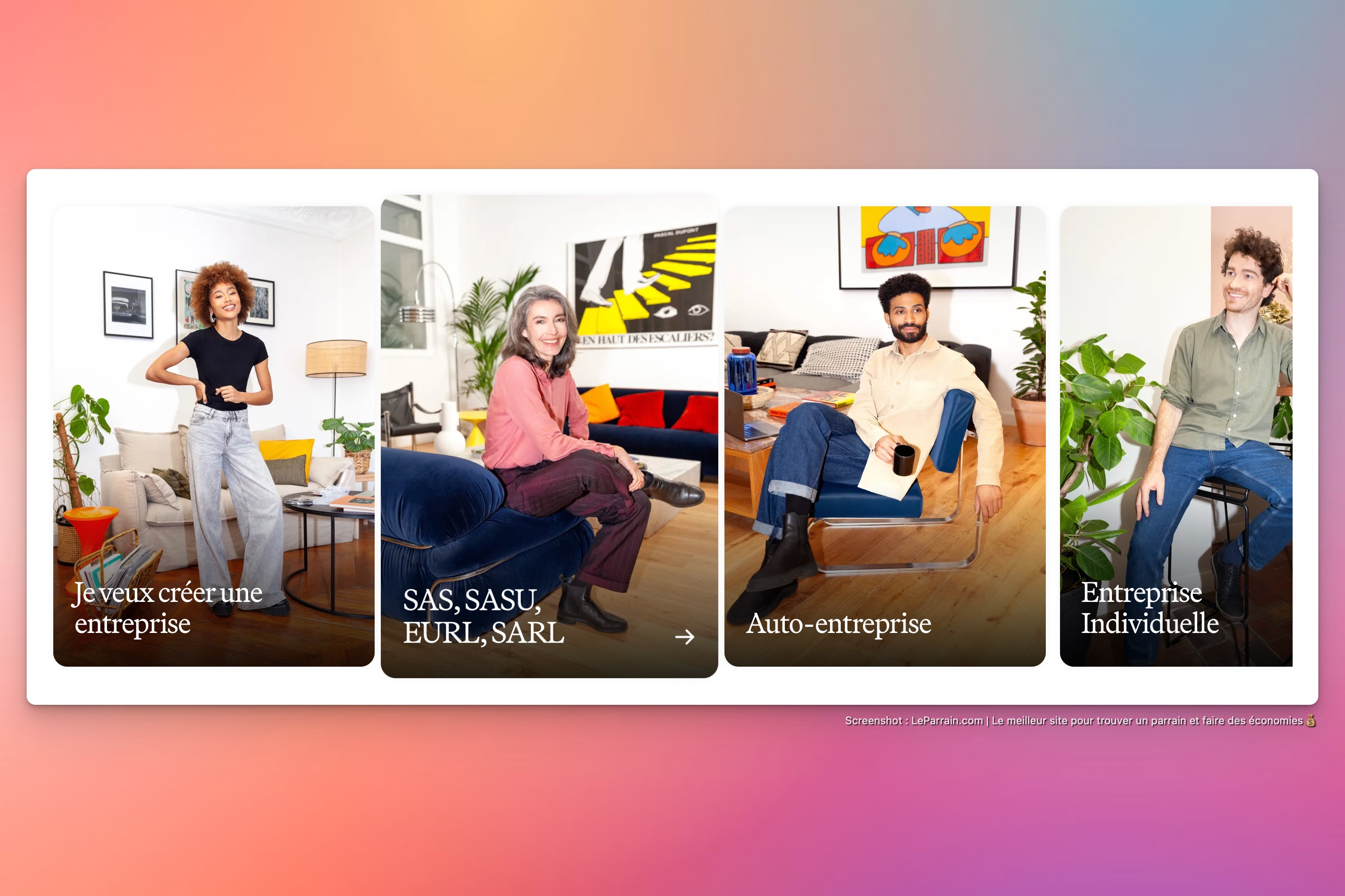 Capture d'écran 6 du programme de parrainage Indy