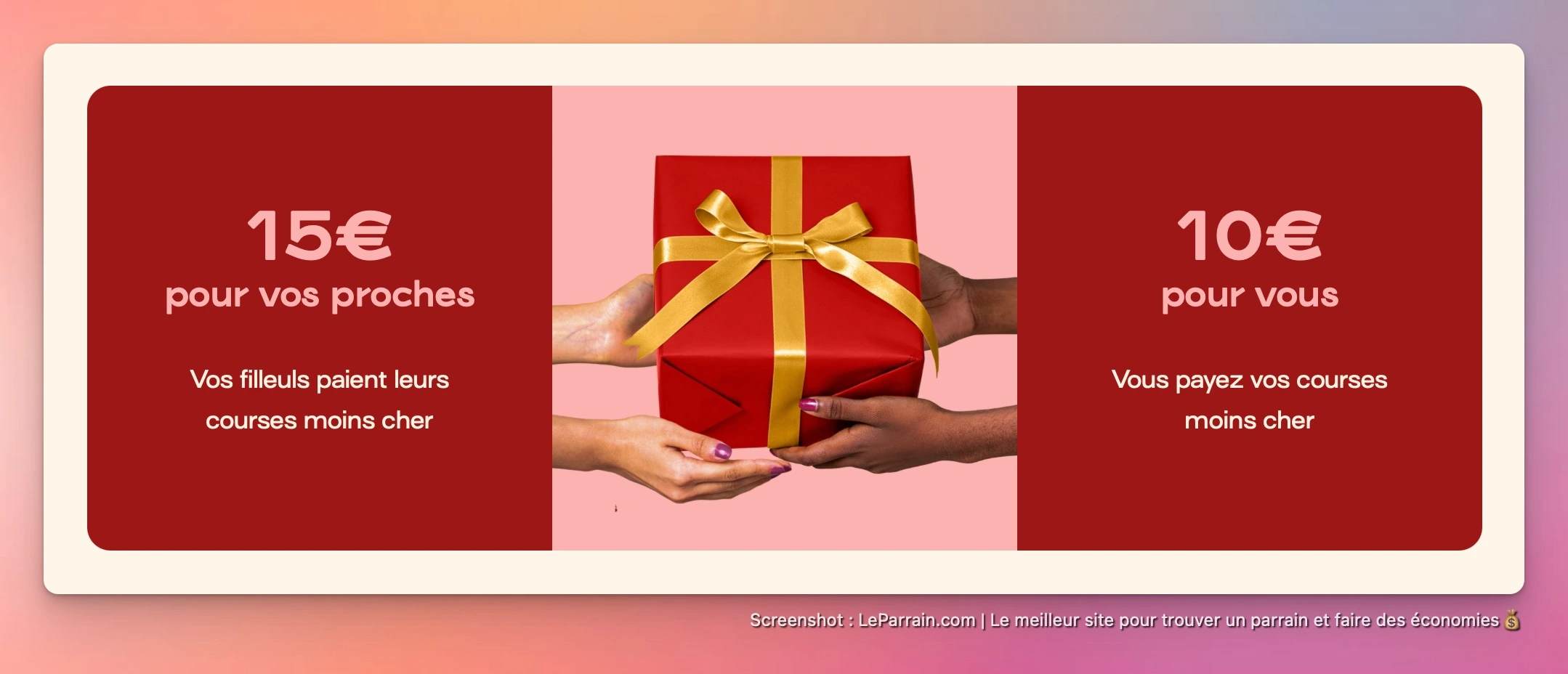 Capture d'écran 1 du programme de parrainage Jow